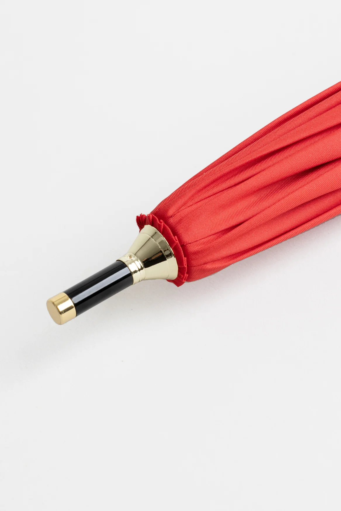 Heriot Red Whangee Handle Stick Umbrella - Image 7