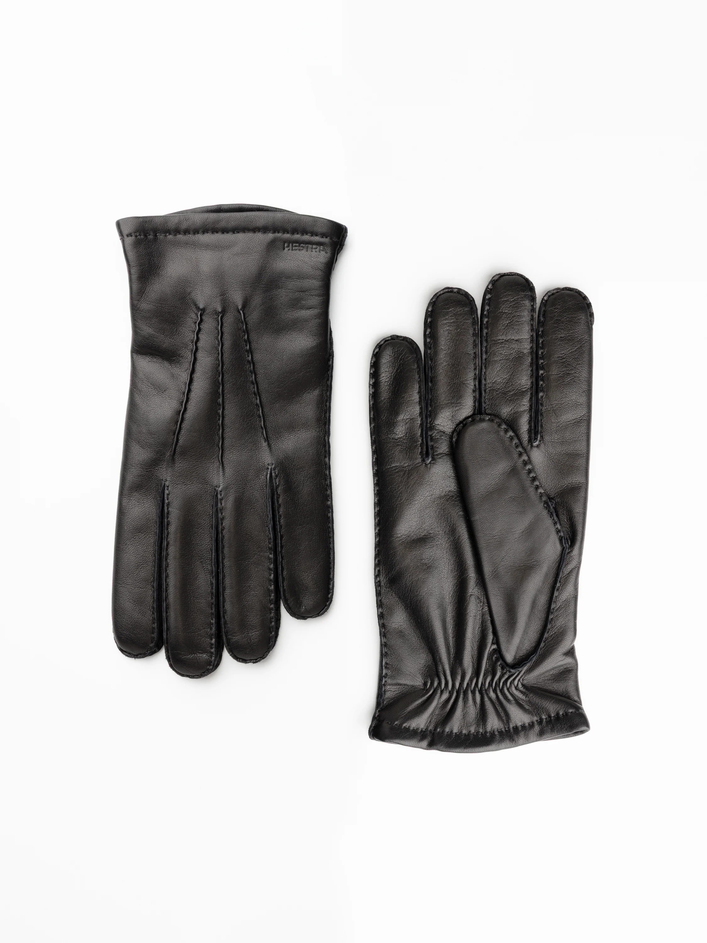 Edward Black Leather Gloves