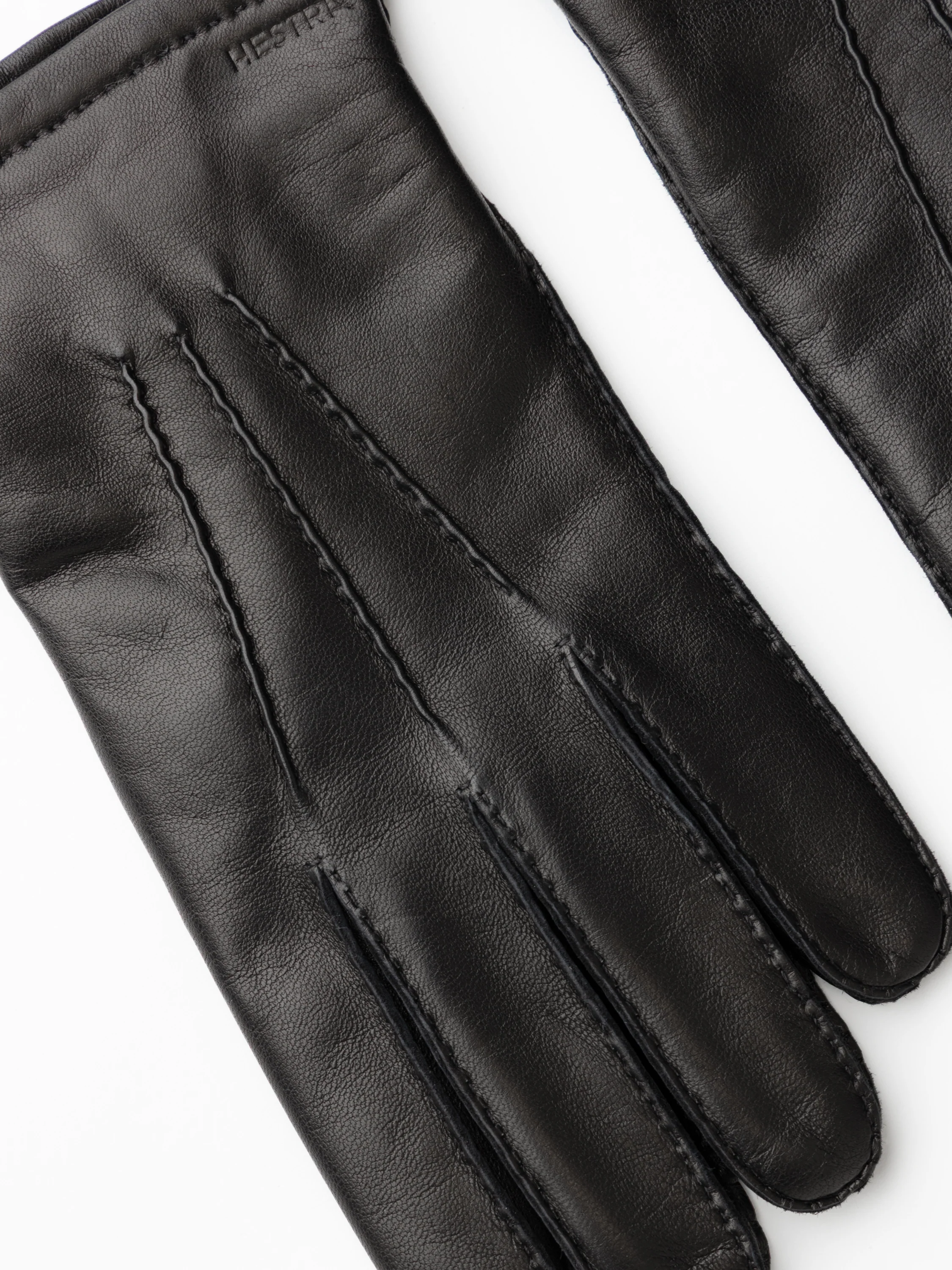 Edward Black Leather Gloves - Image 2