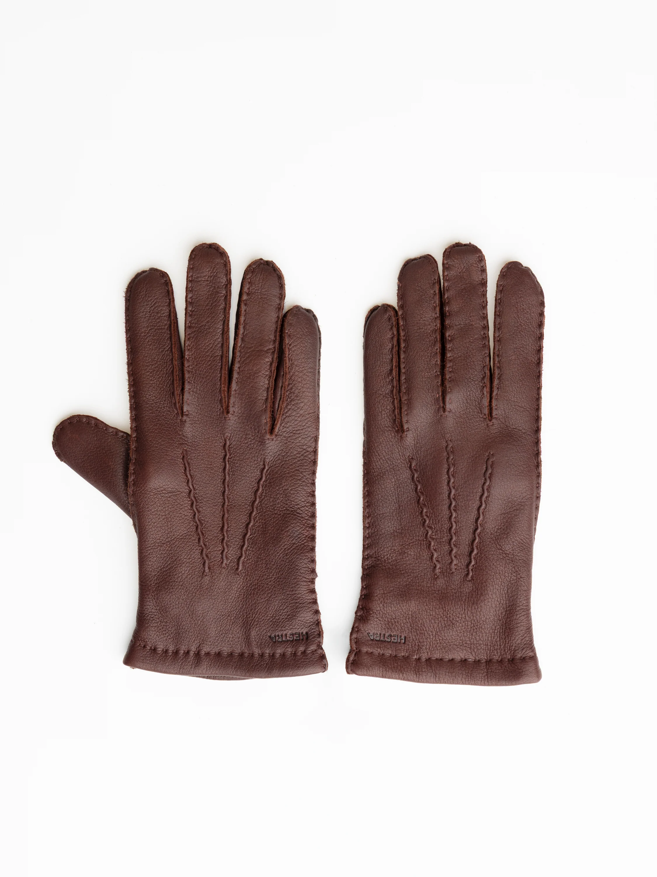 Edward Chestnut Leather Gloves - Image 3