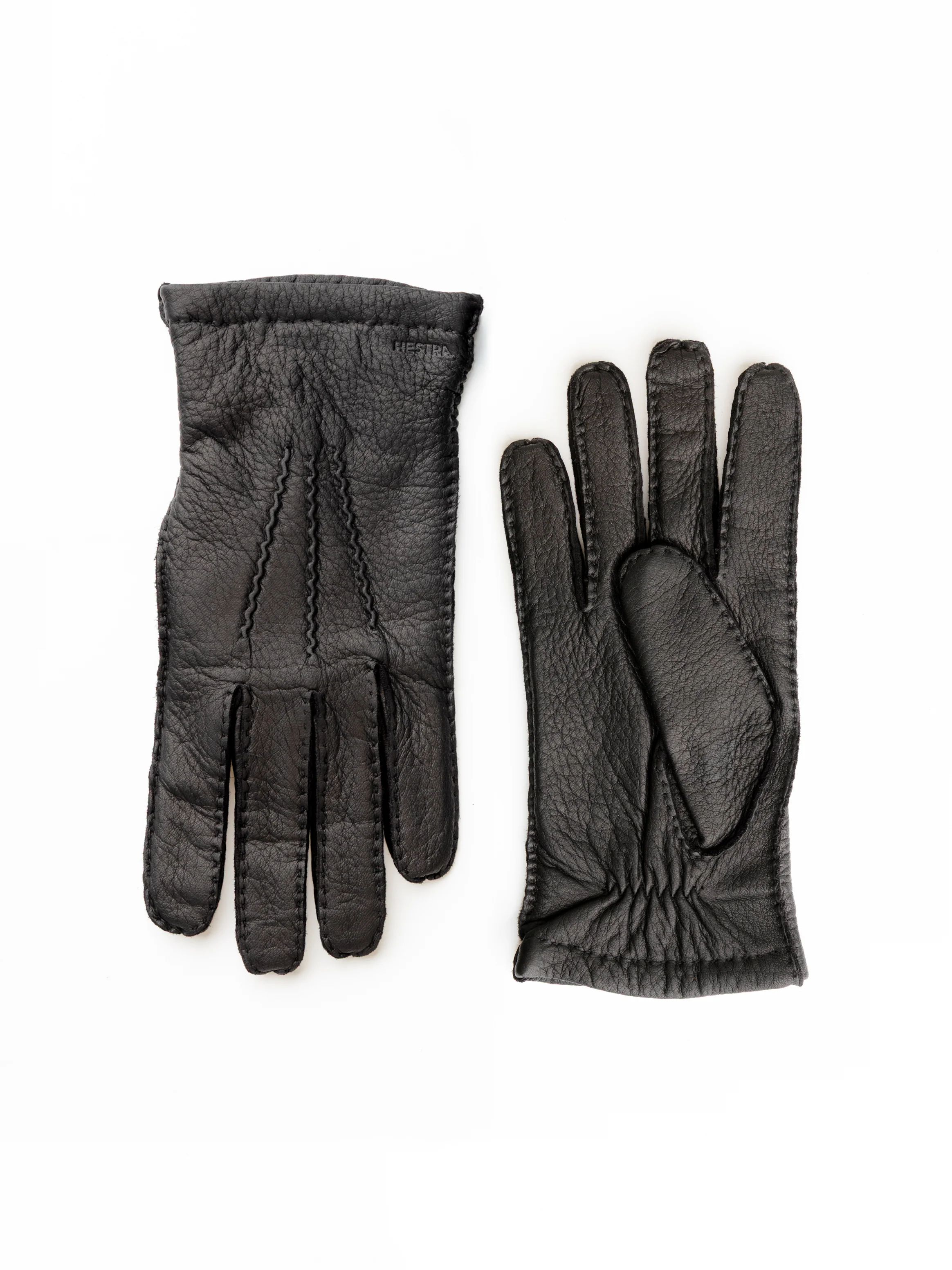 Matthew Black Leather Gloves