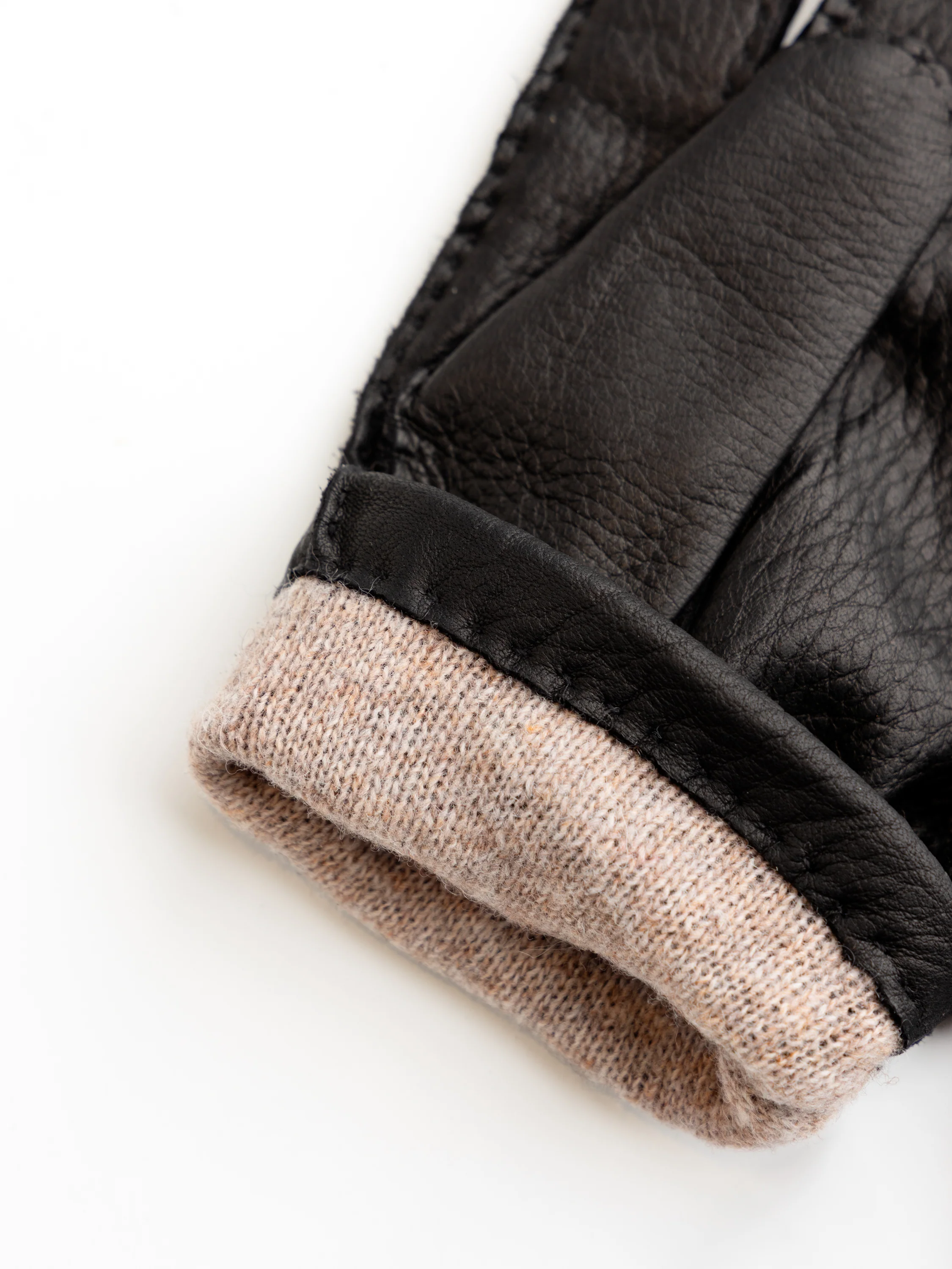 Matthew Black Leather Gloves - Image 2