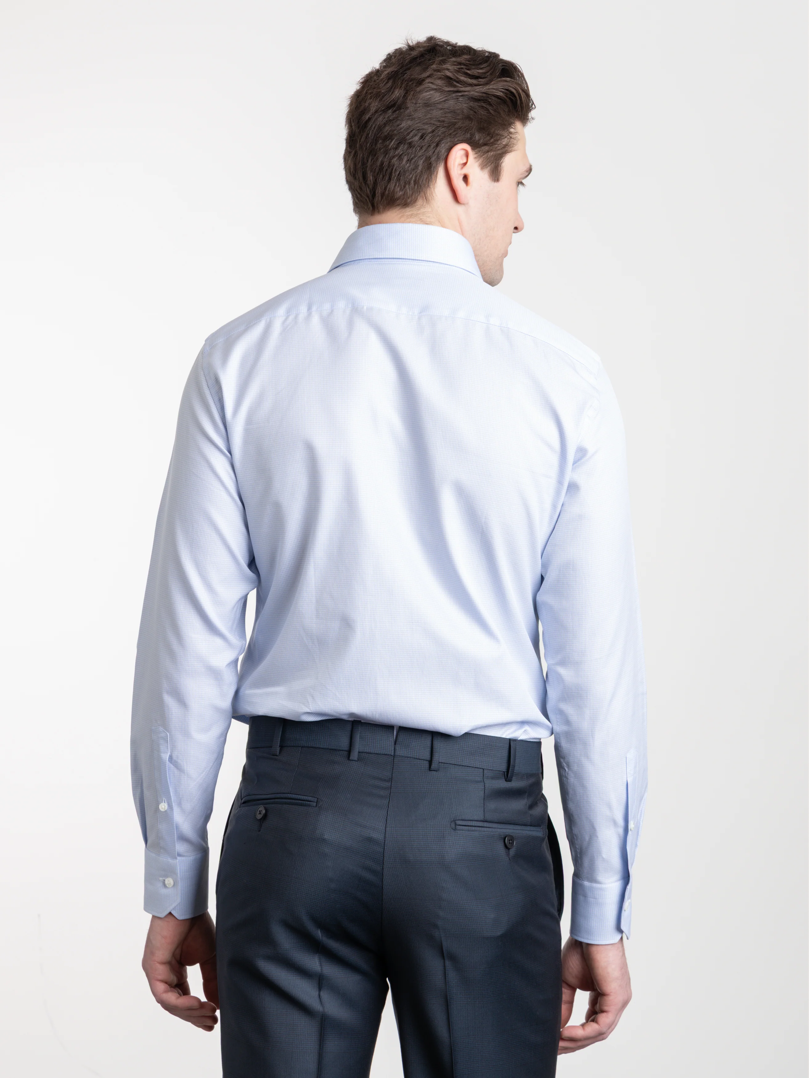 Light Blue Structured Trecapi Shirt - Image 3