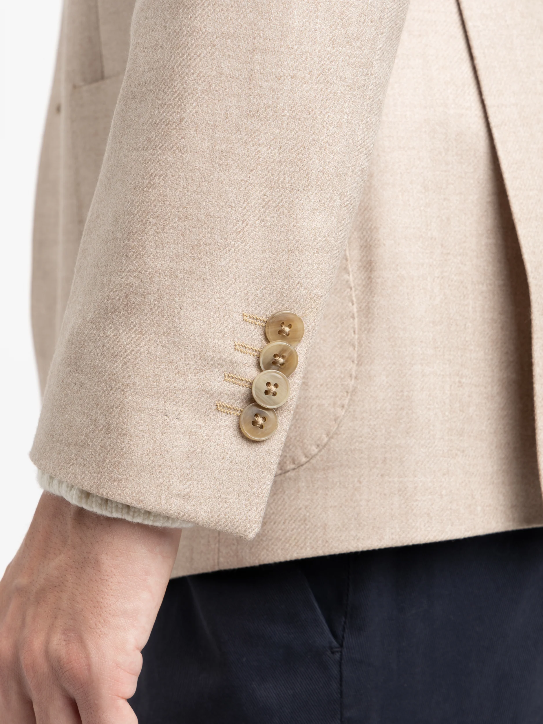 Light Brown Wool-Cashmere Sport Jacket - Image 6