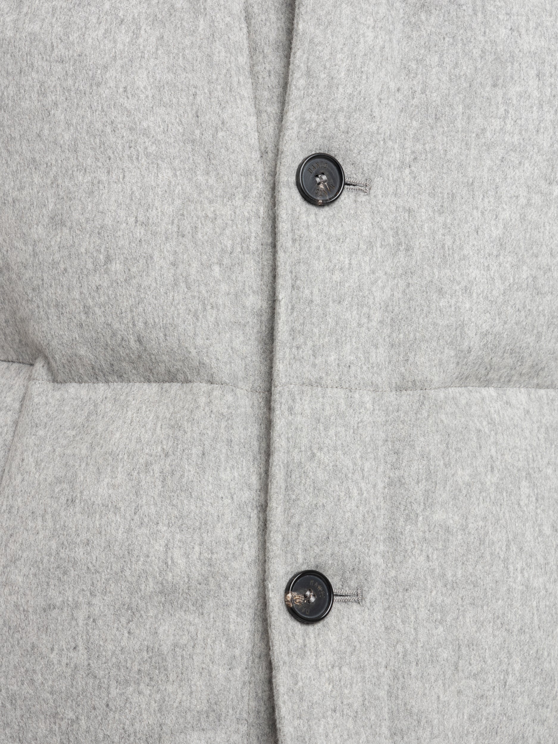 Light Grey Cashmere Down Puffer - Image 8