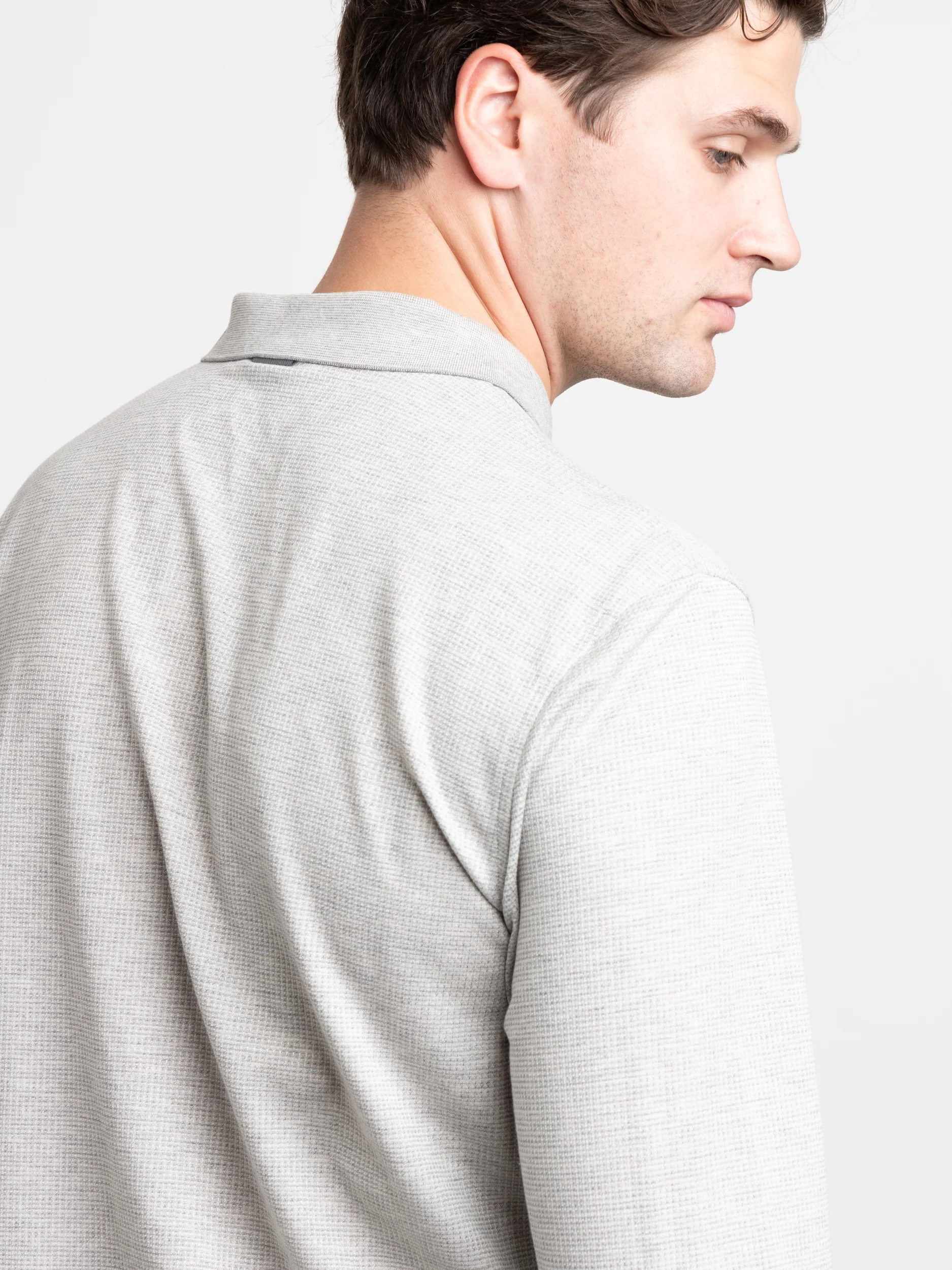 Light Grey Henley - Image 2