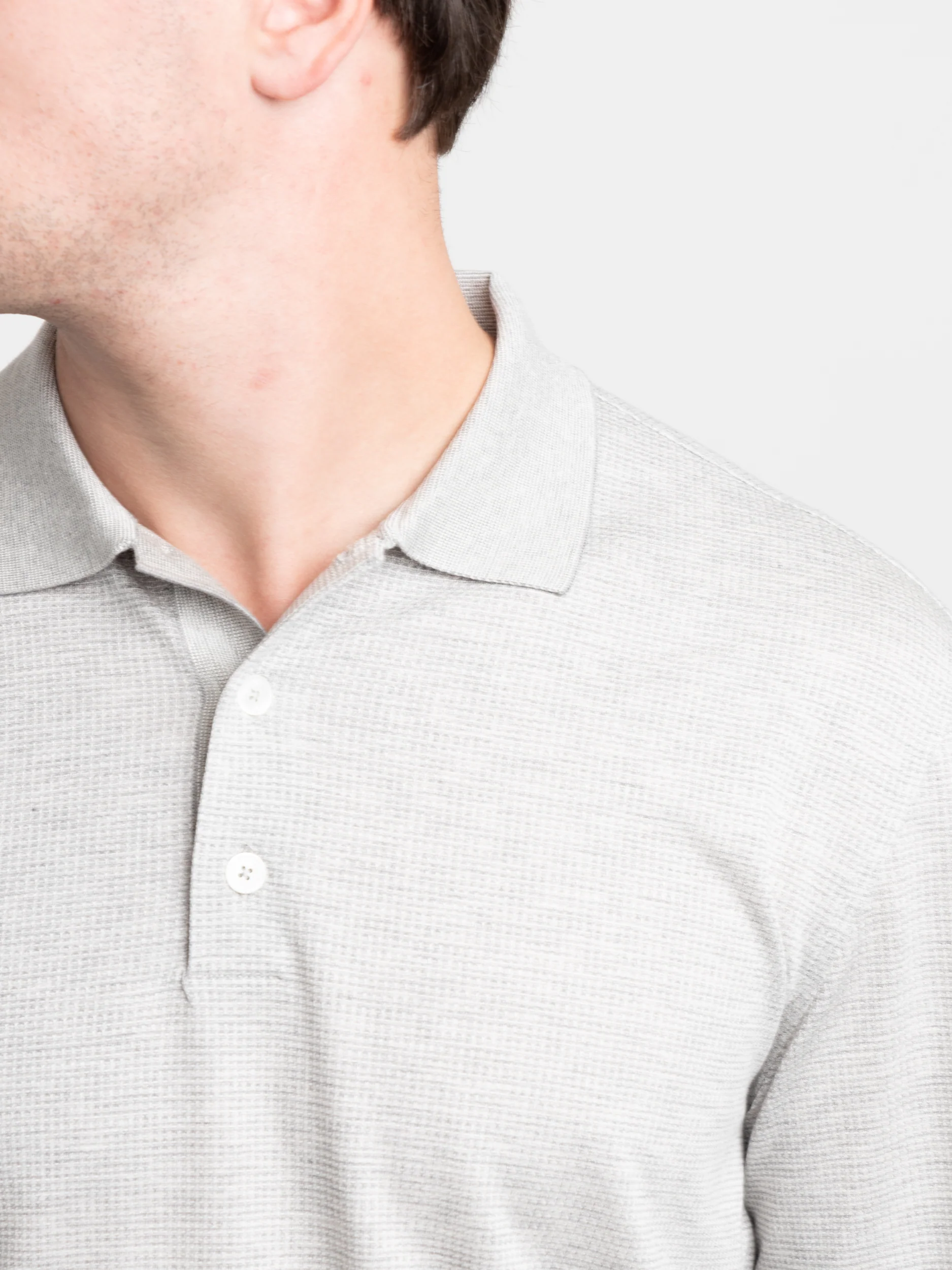Light Grey Henley - Image 5