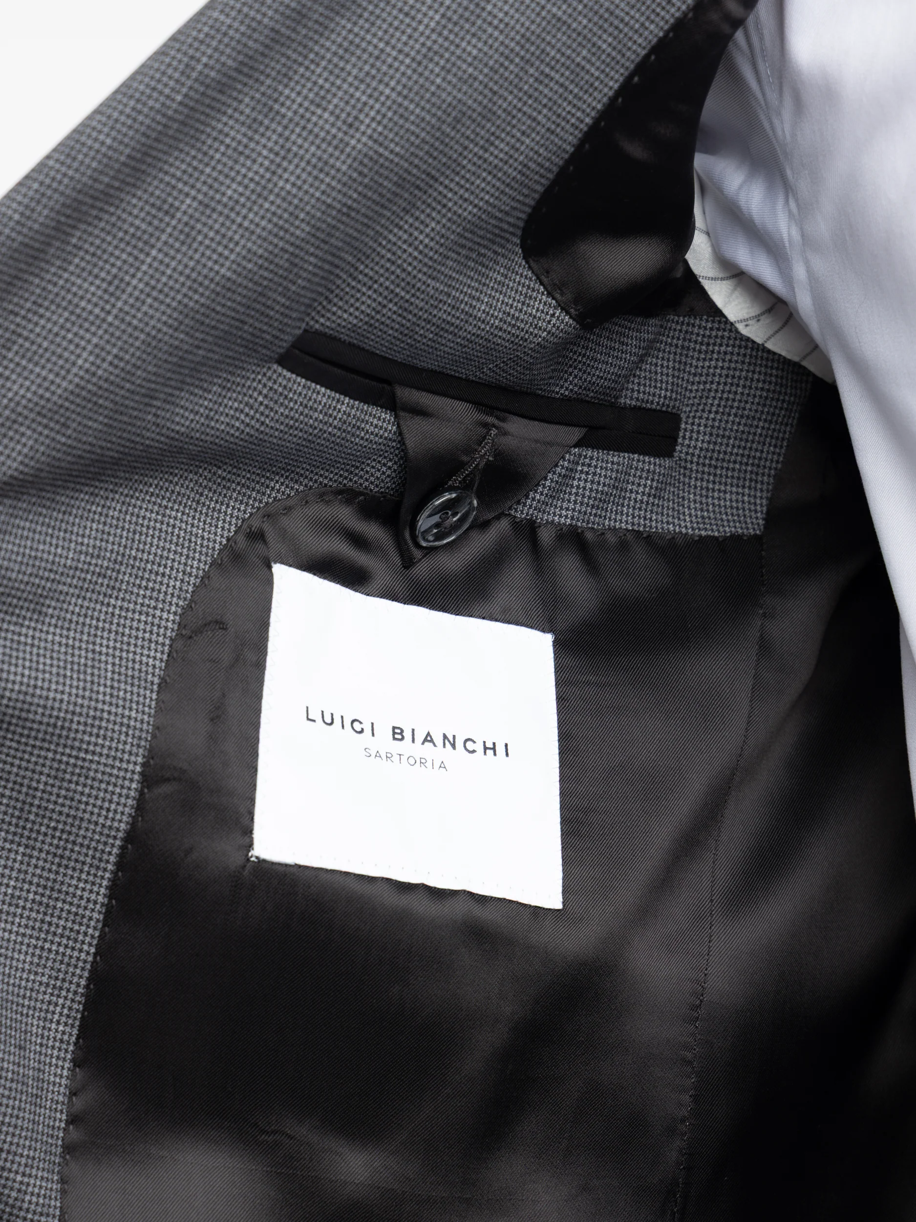 Grey Micro Houndstooth Wool Suit - Image 6