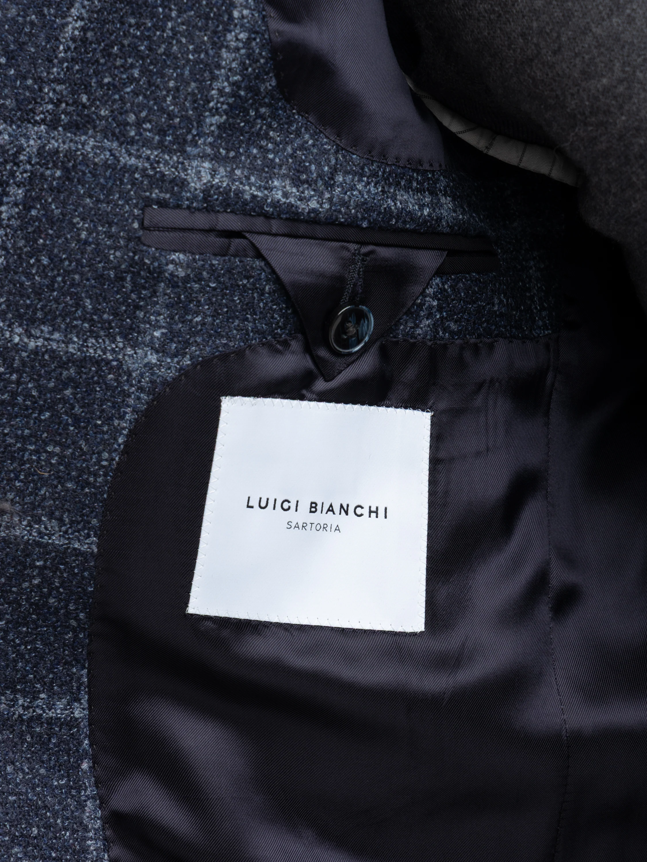 Blue Windowpane Wool-Blended Sport Jacket - Image 6