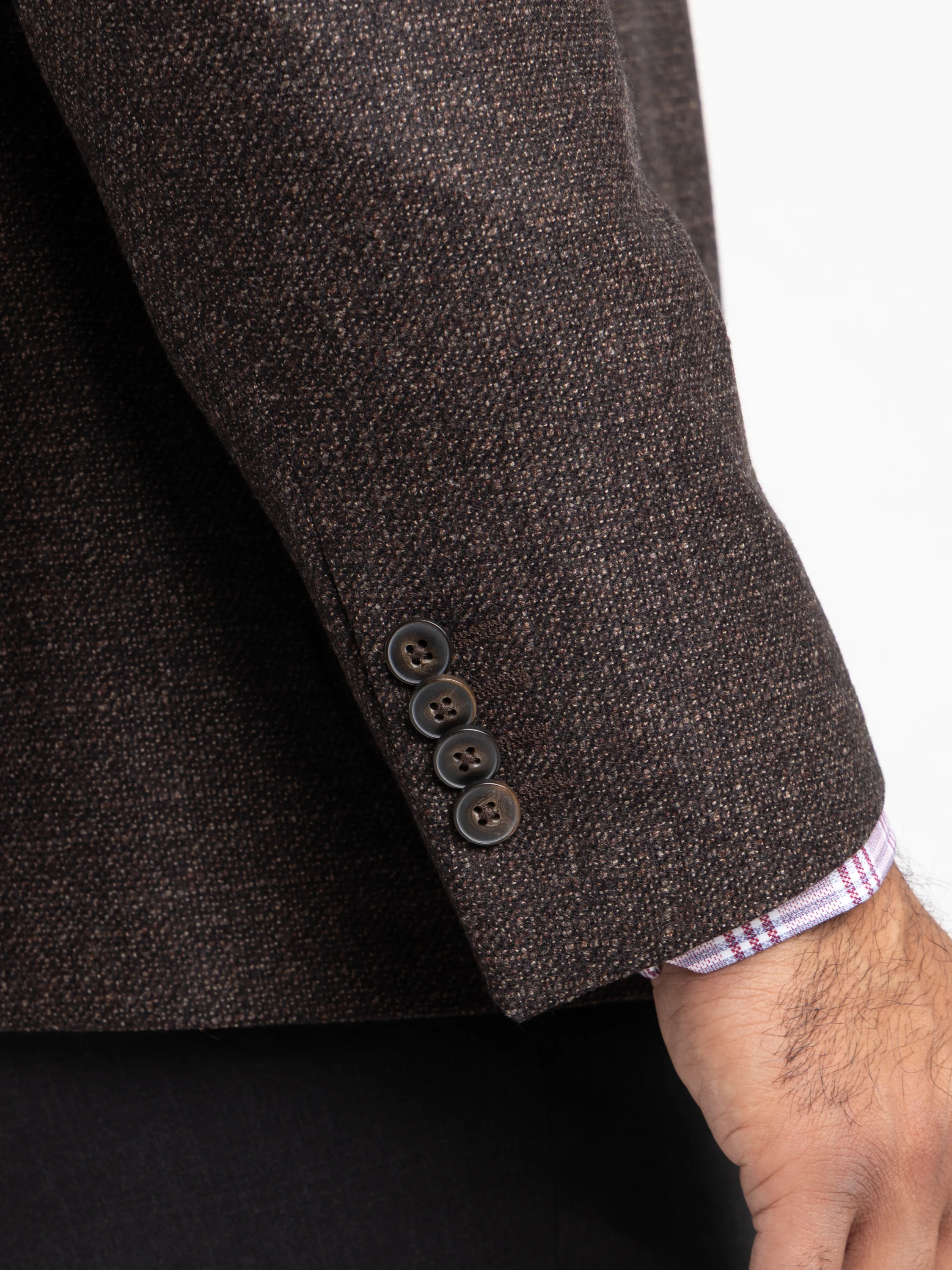 Dark Brown Wool Sport Jacket - Image 5