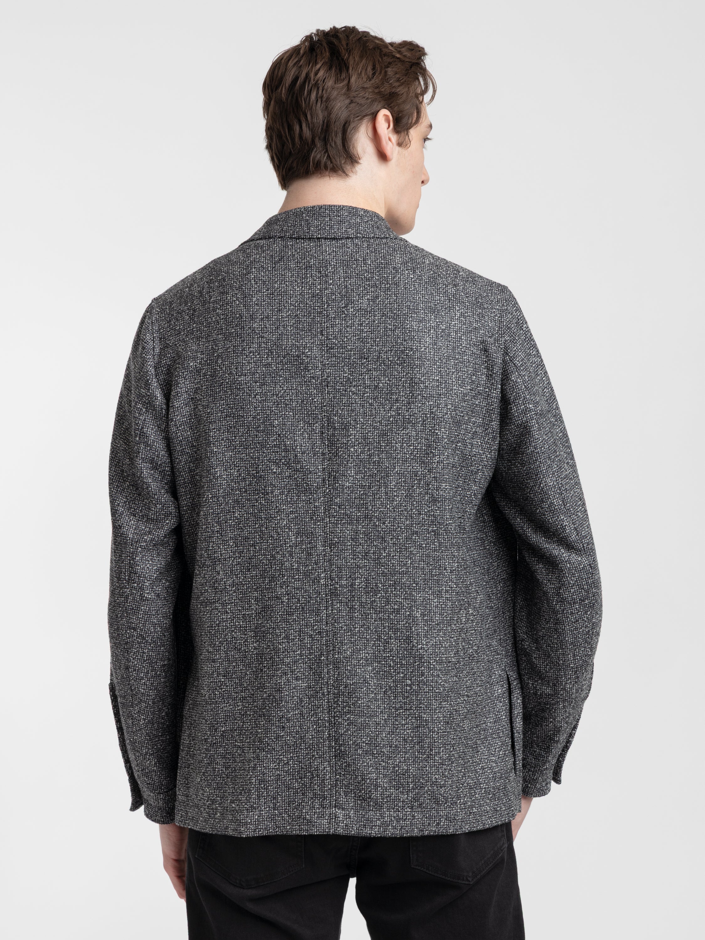 Microcheck Full Button Overshirt - Image 4
