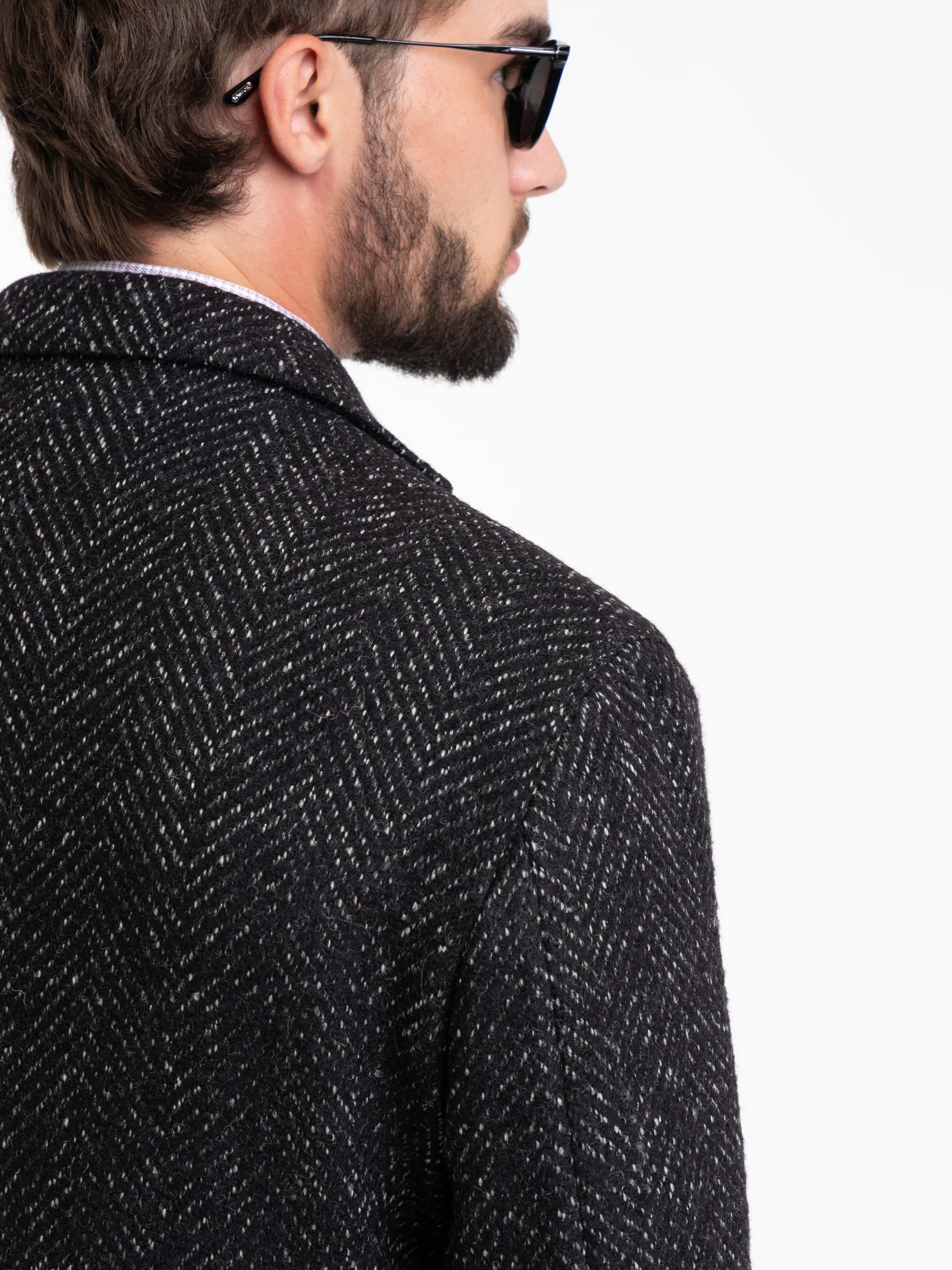 Black Wool Topcoat - Image 6