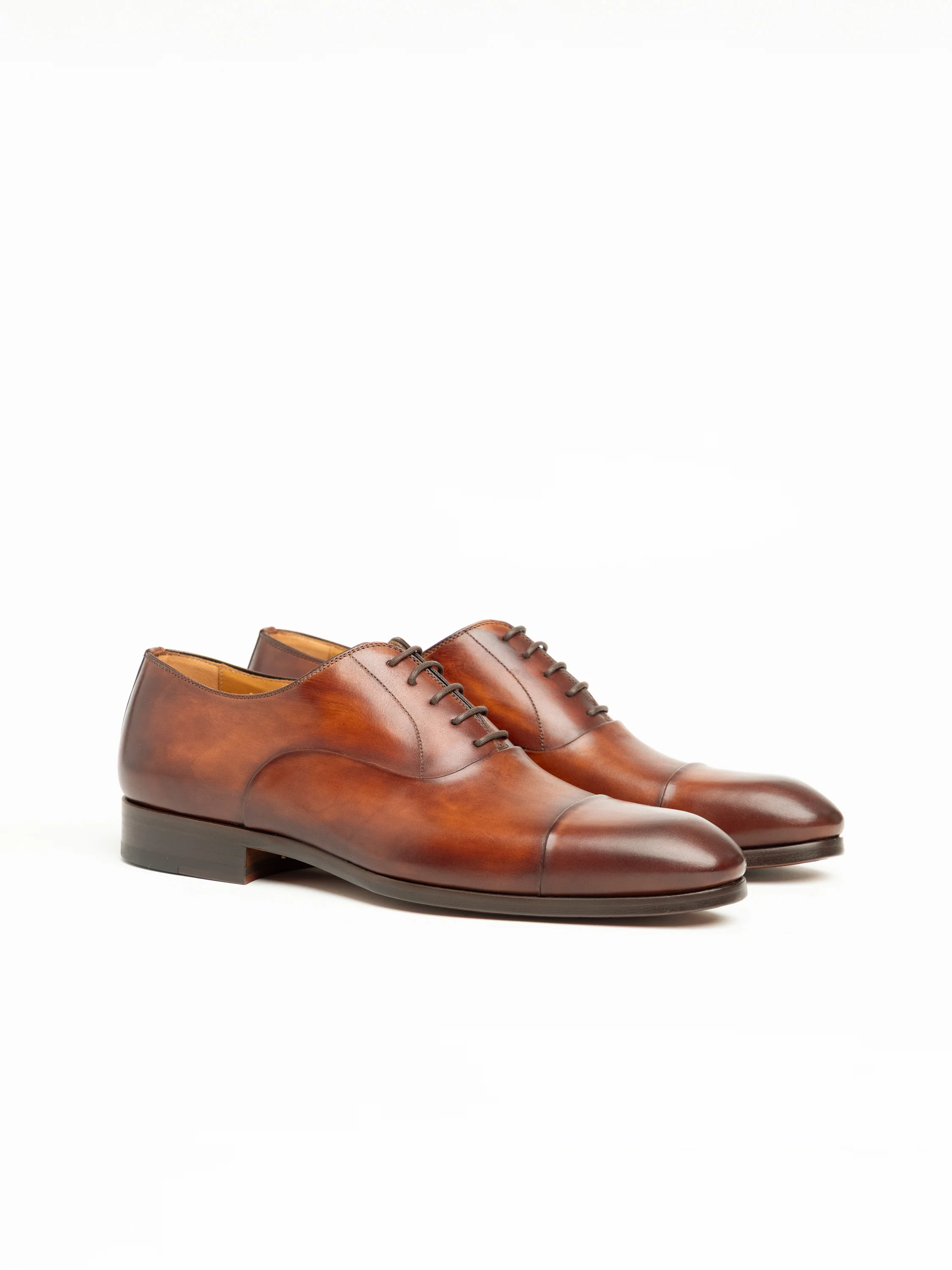 Cognac Brown Naxos Oxford Shoe