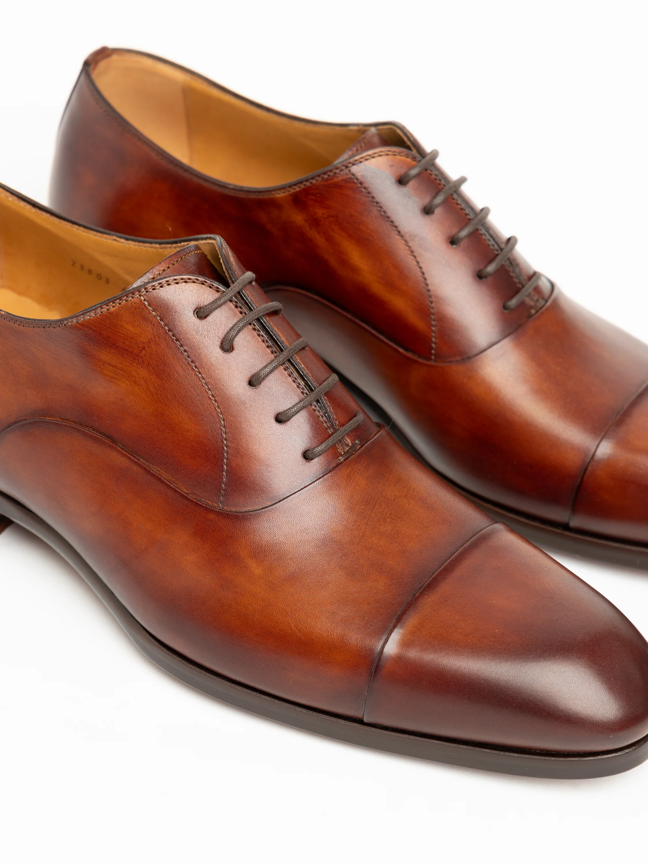 Cognac Brown Naxos Oxford Shoe - Image 2