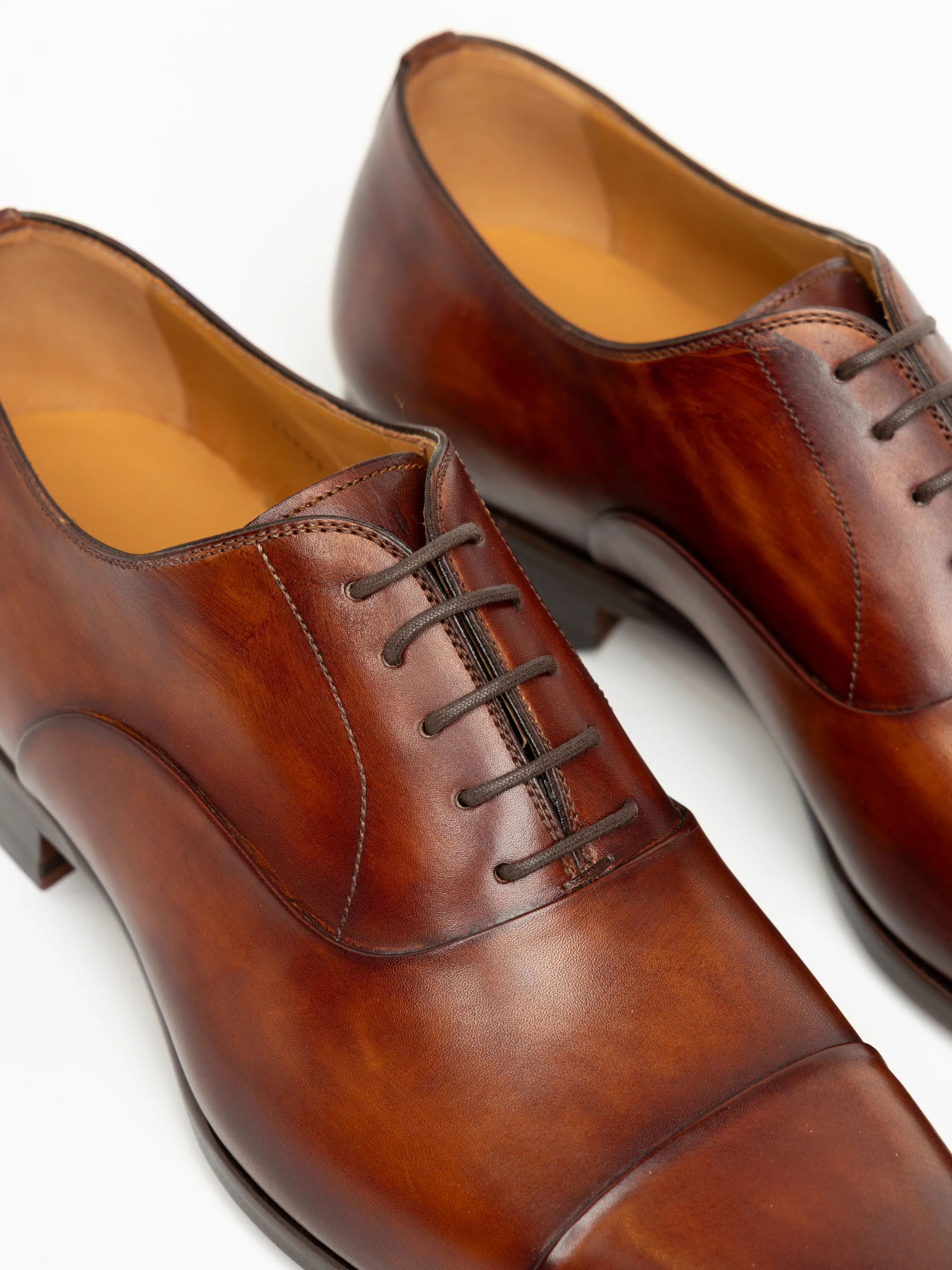 Cognac Brown Naxos Oxford Shoe - Image 4