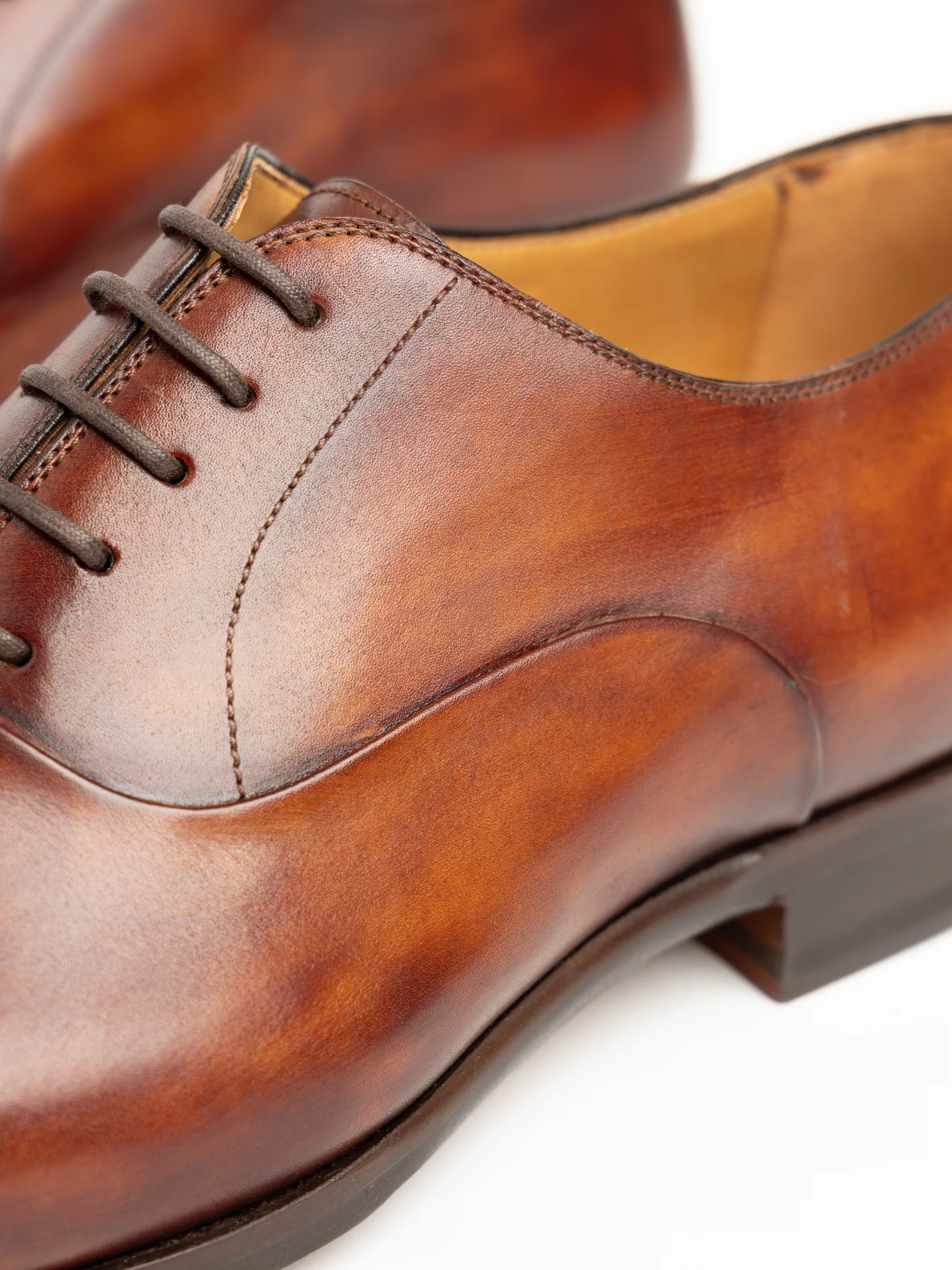 Cognac Brown Naxos Oxford Shoe - Image 5