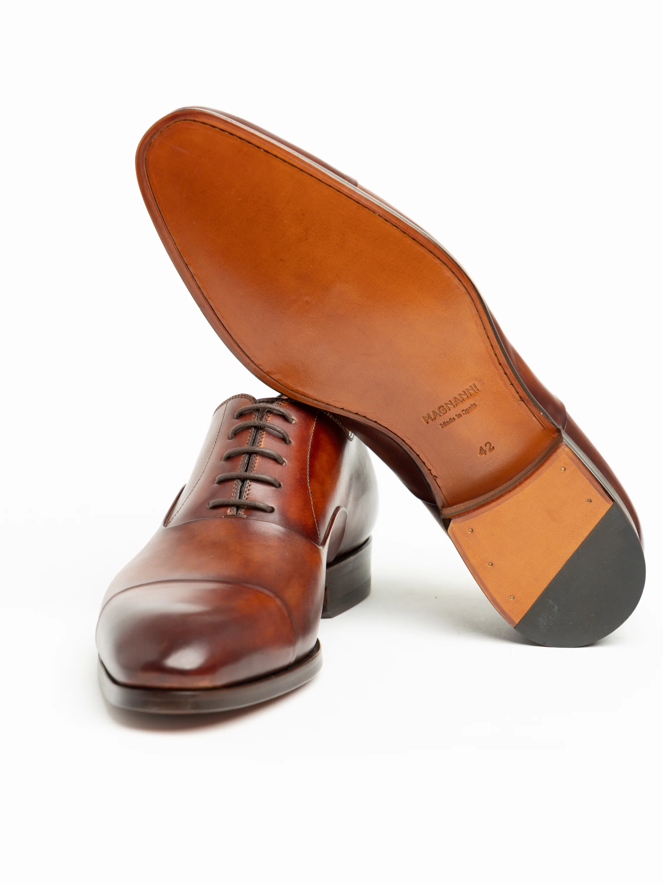 Cognac Brown Naxos Oxford Shoe - Image 7
