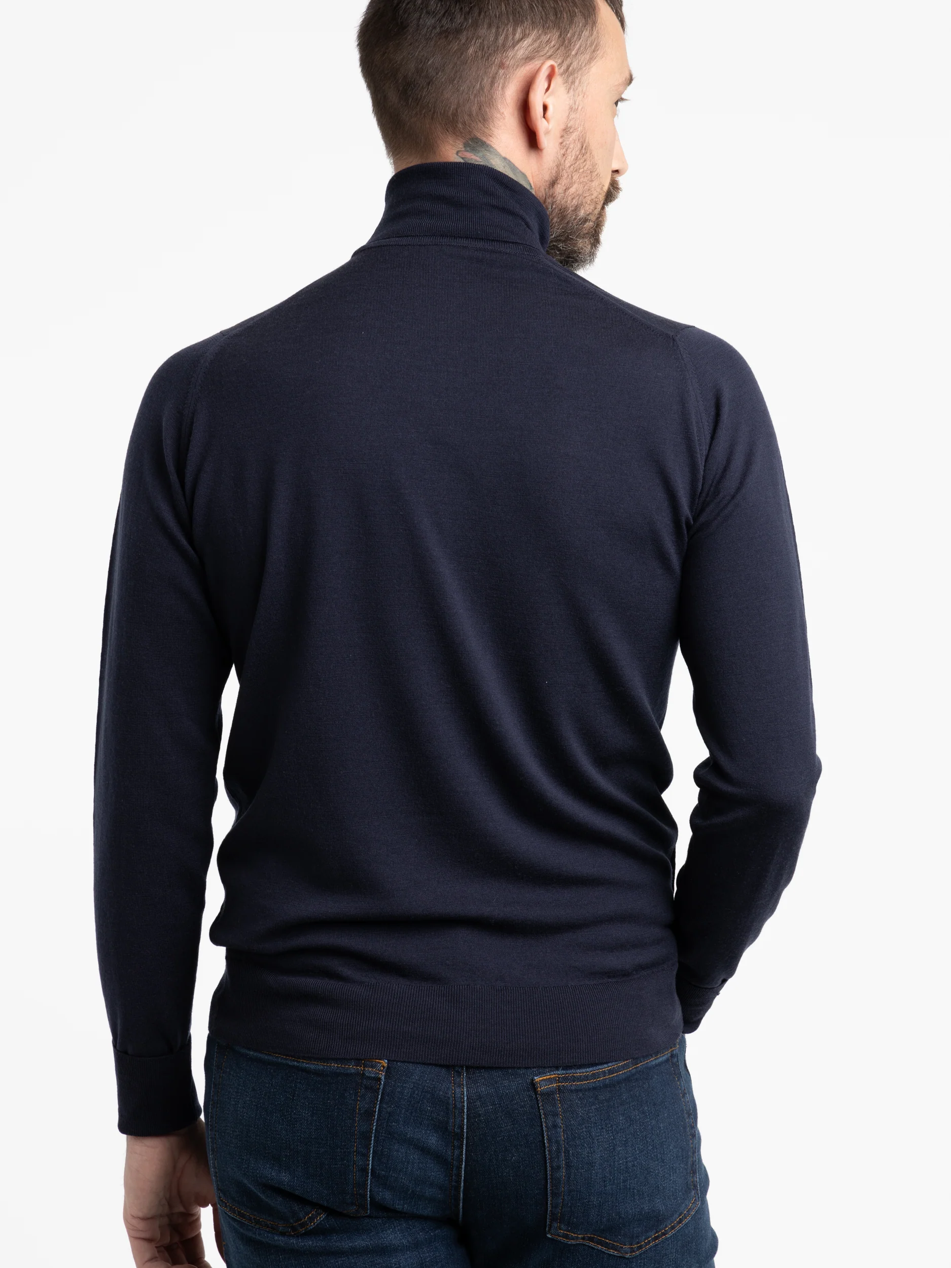 Midnight Richards Extra-Fine Merino Wool Sweater - Image 3