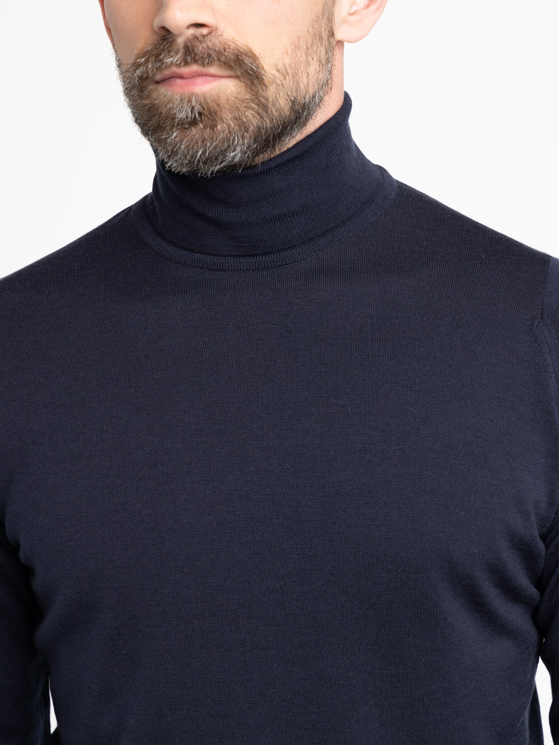 Midnight Richards Extra-Fine Merino Wool Sweater - Image 4