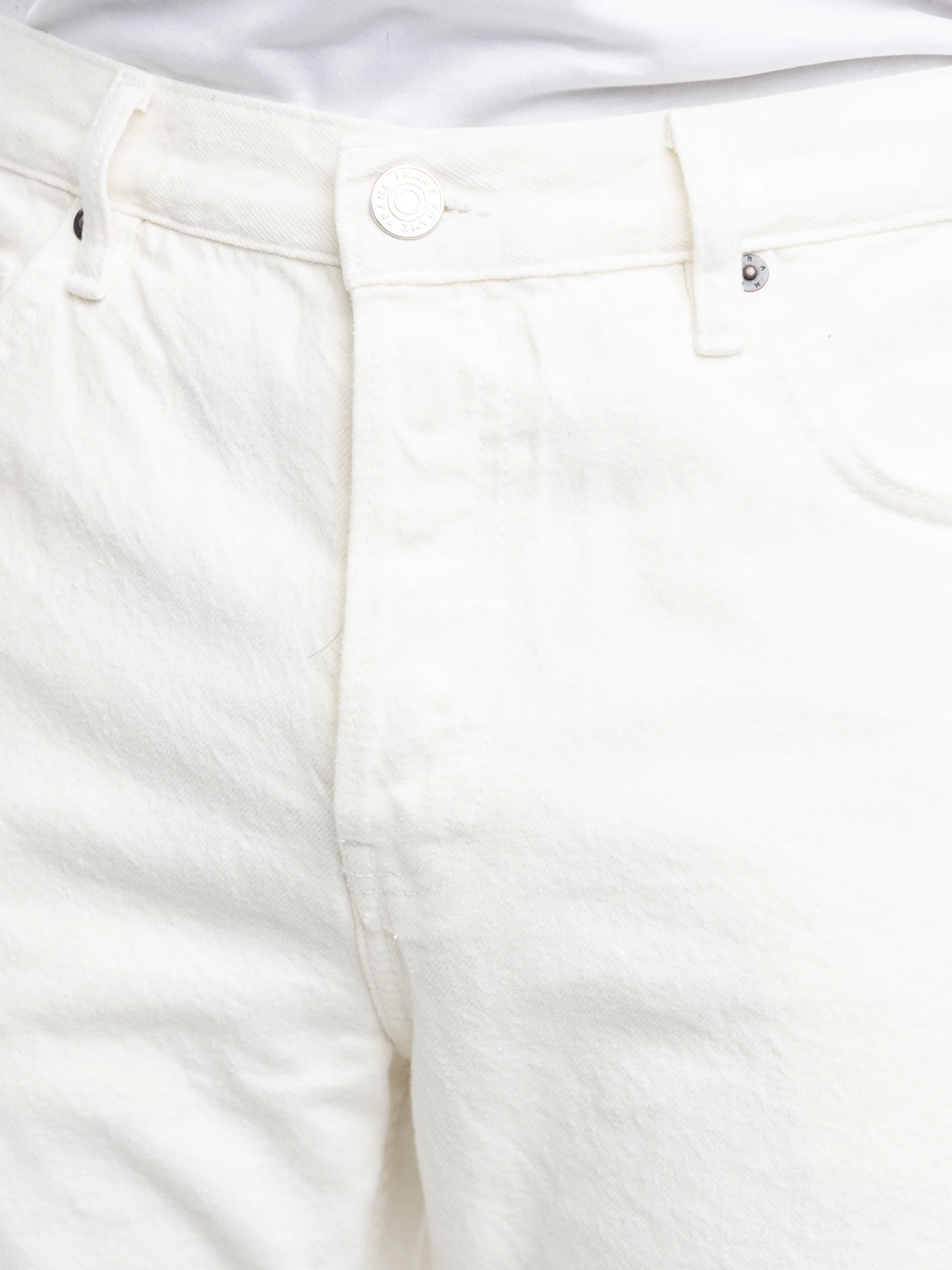 Off White Straight Jeans - Image 5