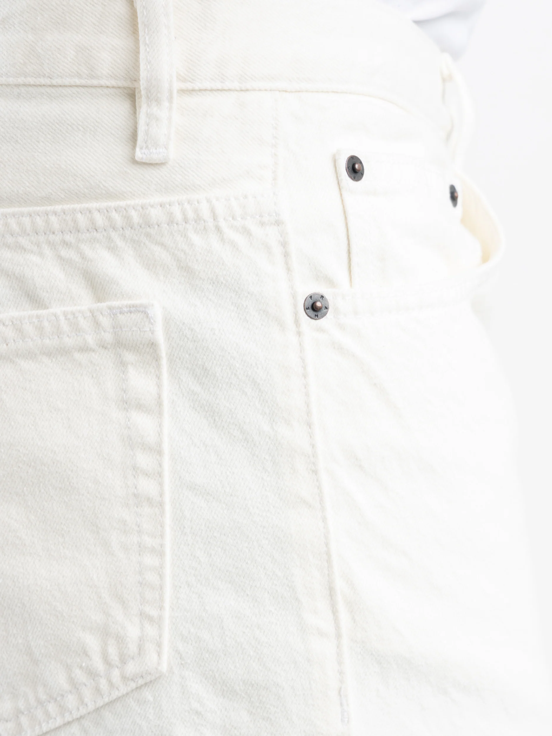 Off White Straight Jeans - Image 6