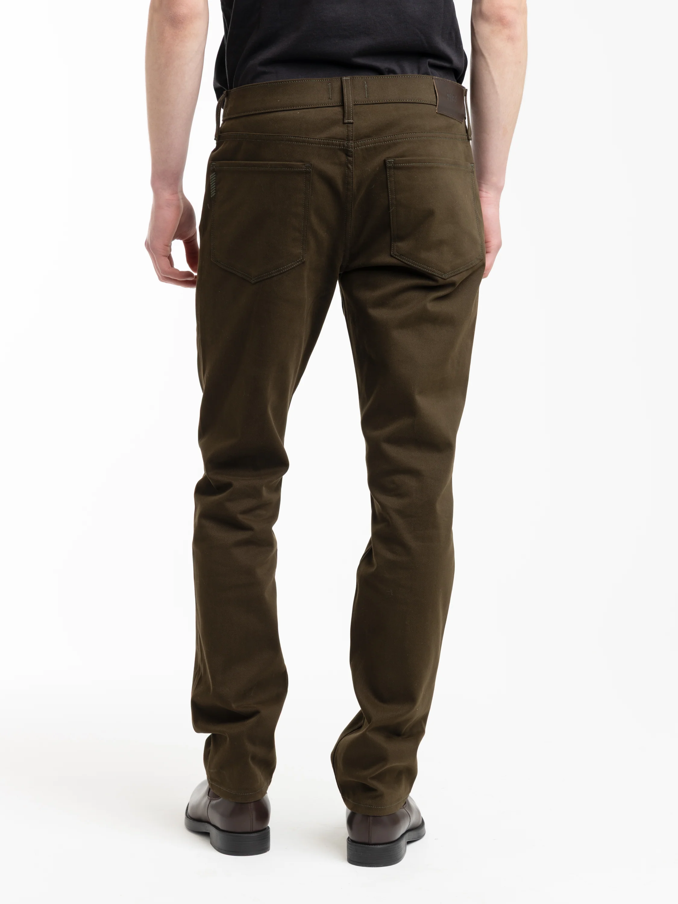 Olive Twill Macneil Slim Straight Pant - Image 5