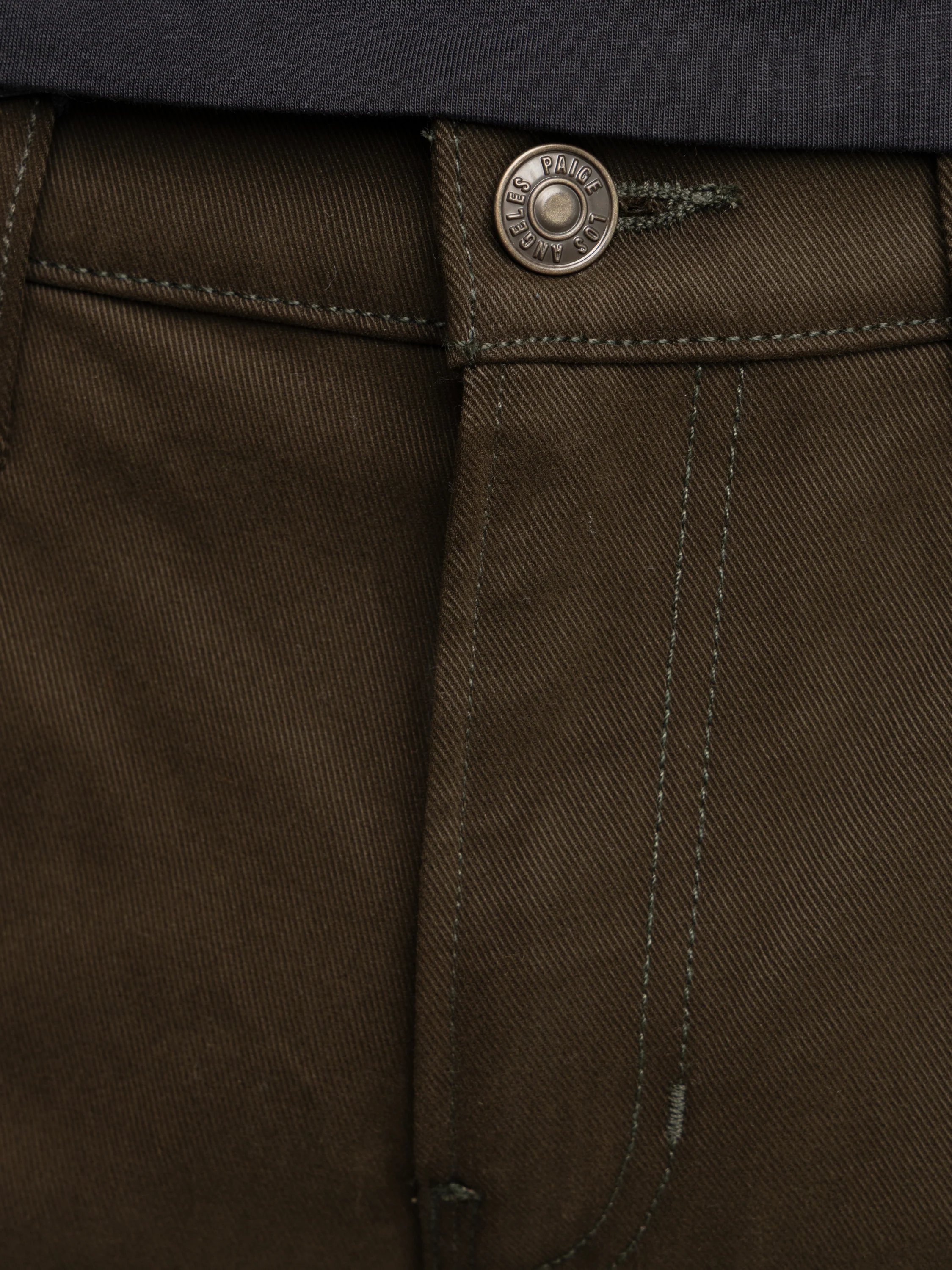Olive Twill Macneil Slim Straight Pant - Image 6