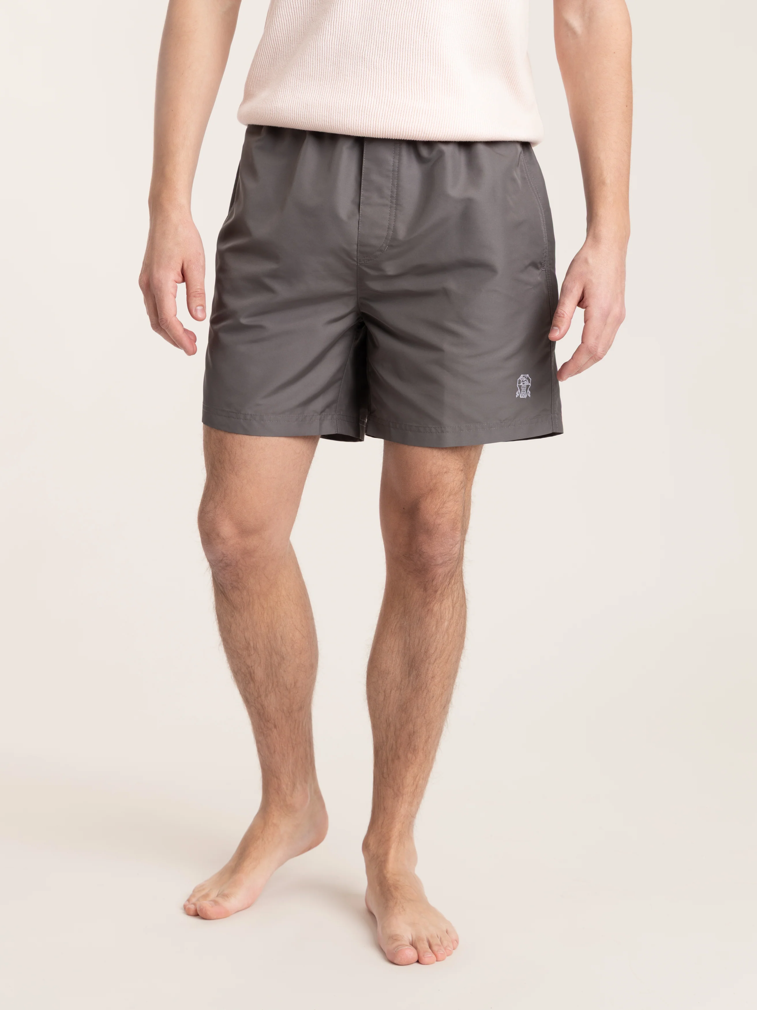 Panama Grey Swim Trunks