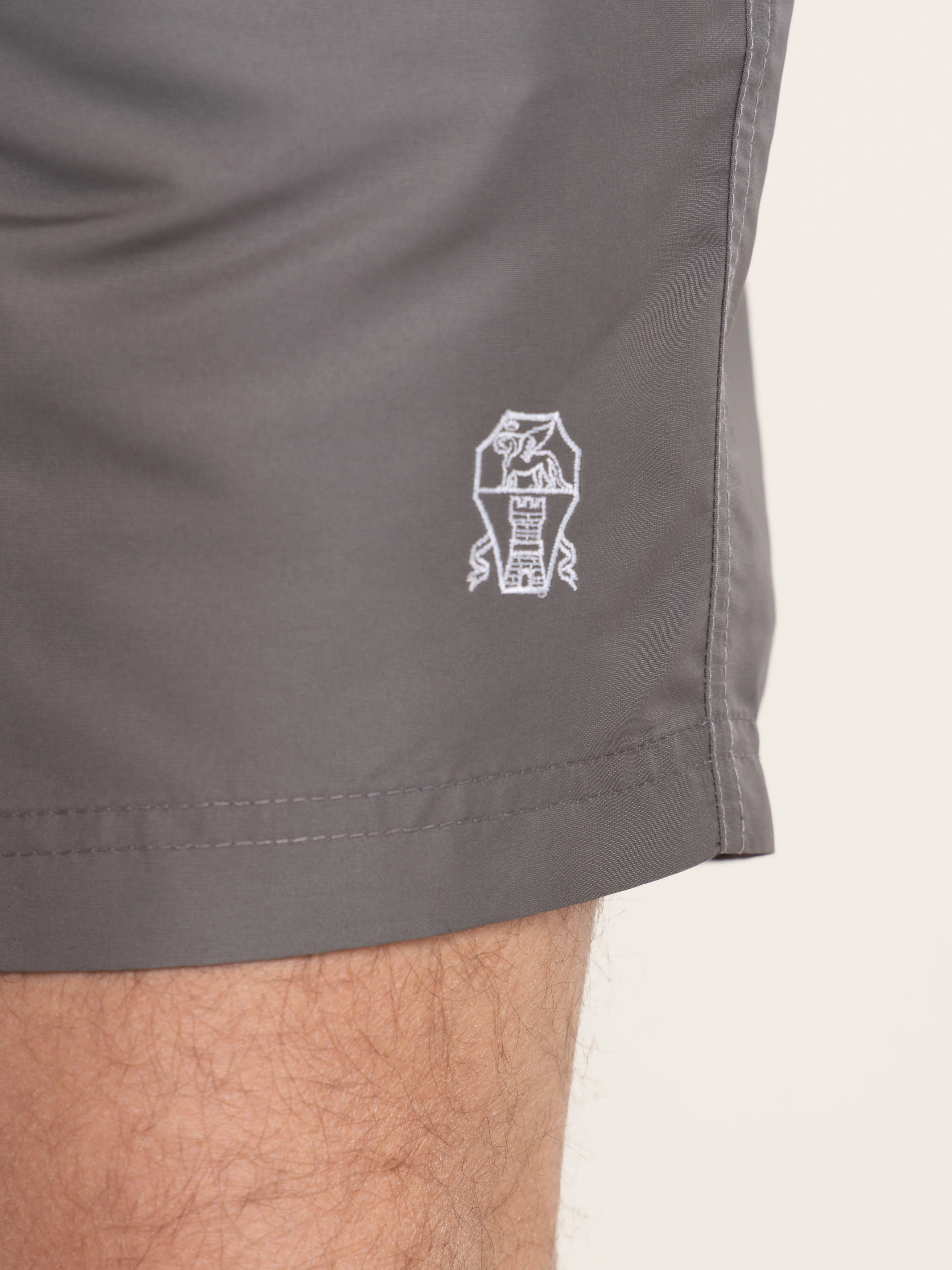 Panama Grey Swim Trunks - Image 7
