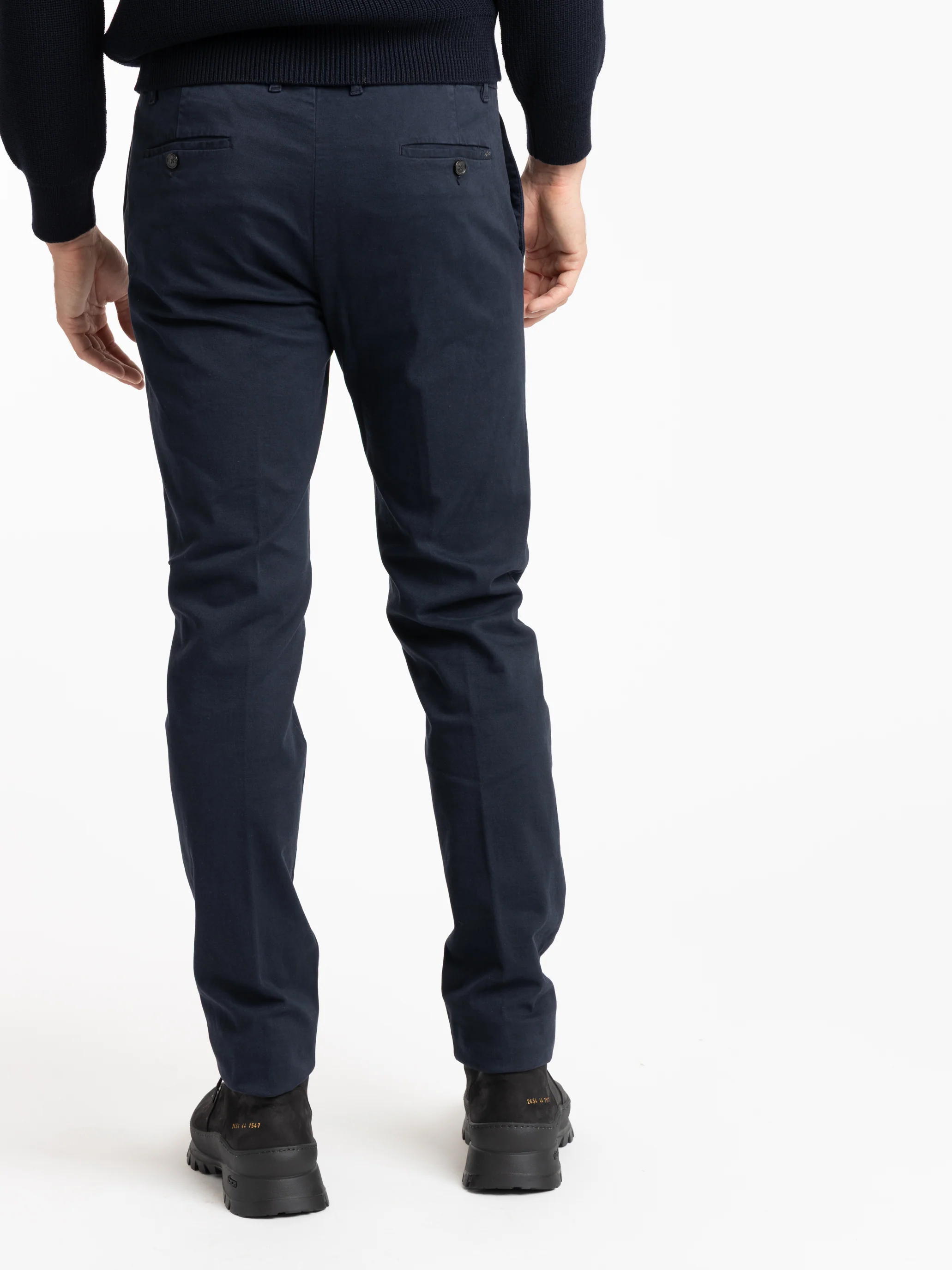Dark Navy Slim Fit Stretch Pant - Image 3