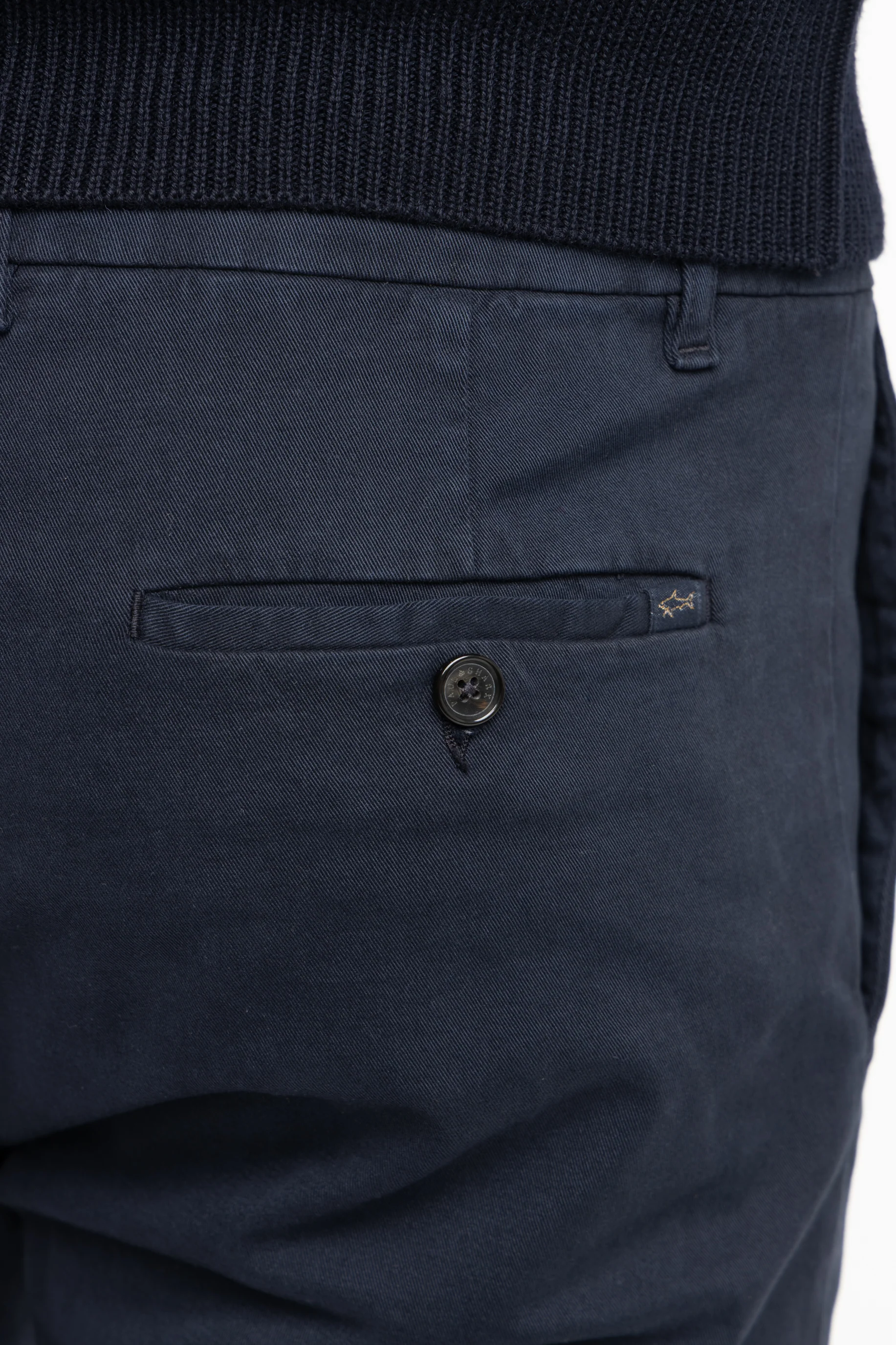 Dark Navy Slim Fit Stretch Pant - Image 5