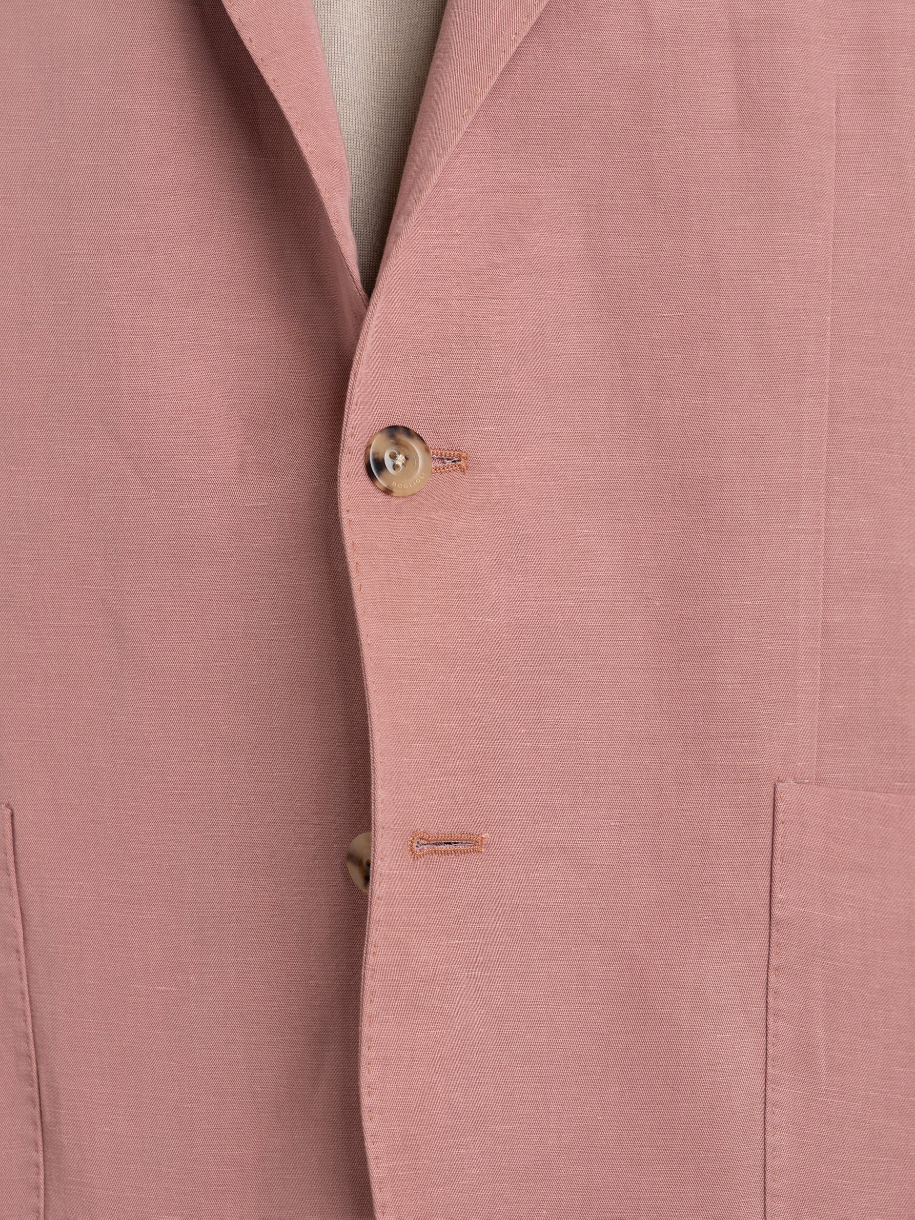 Pink Linen-Blend K-Jacket - Image 6