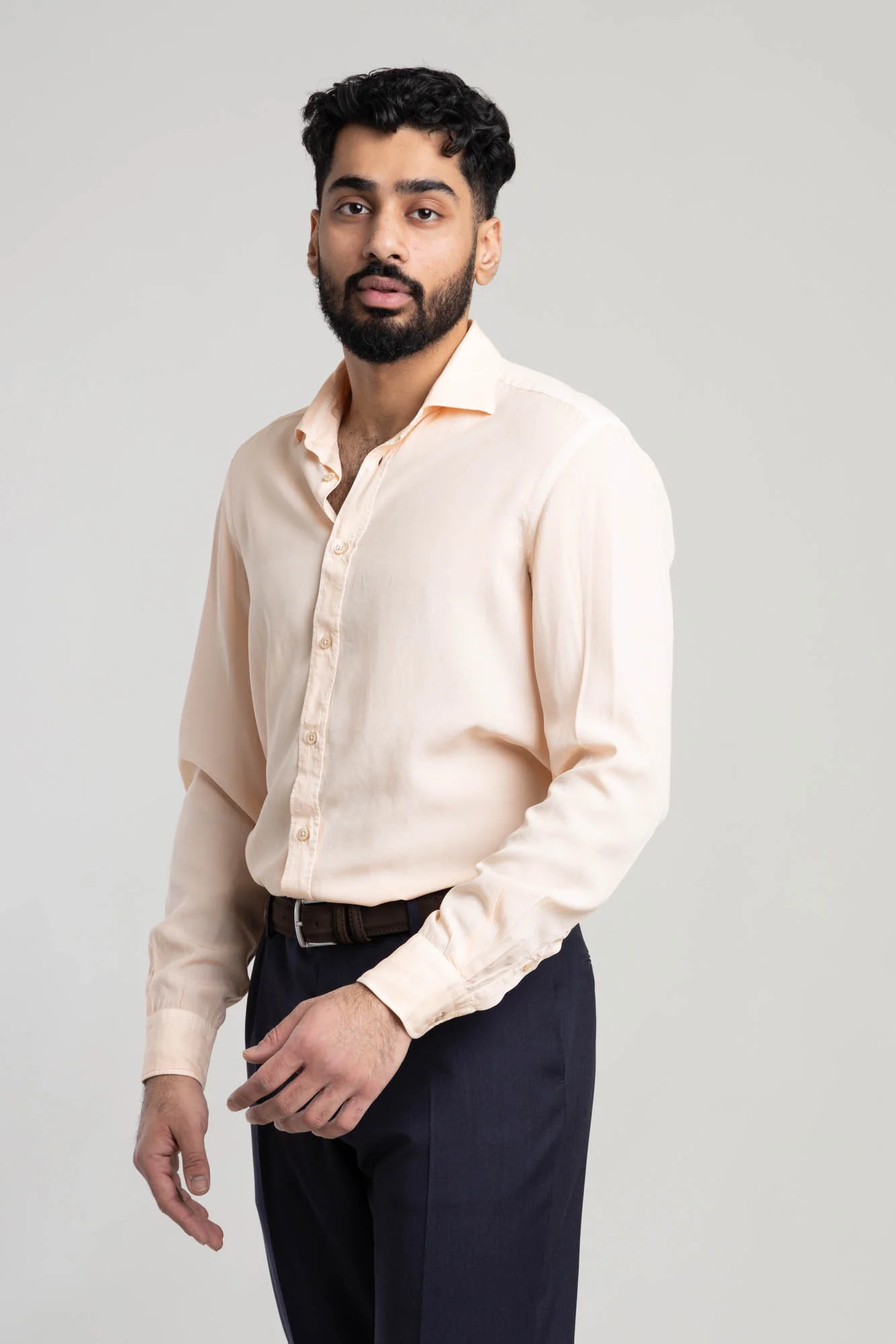 Pink Lyocell Shirt - Image 3