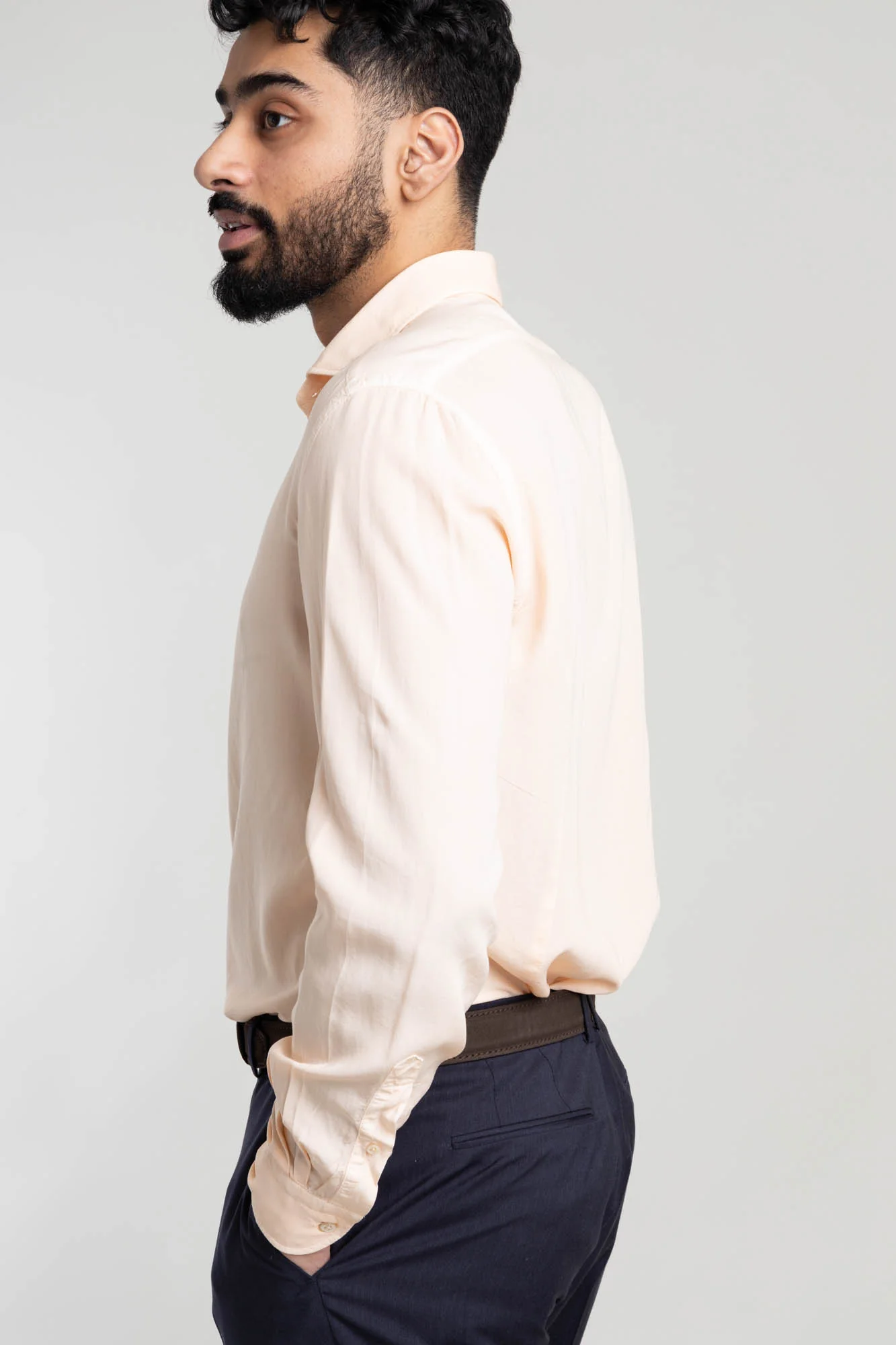 Pink Lyocell Shirt - Image 4