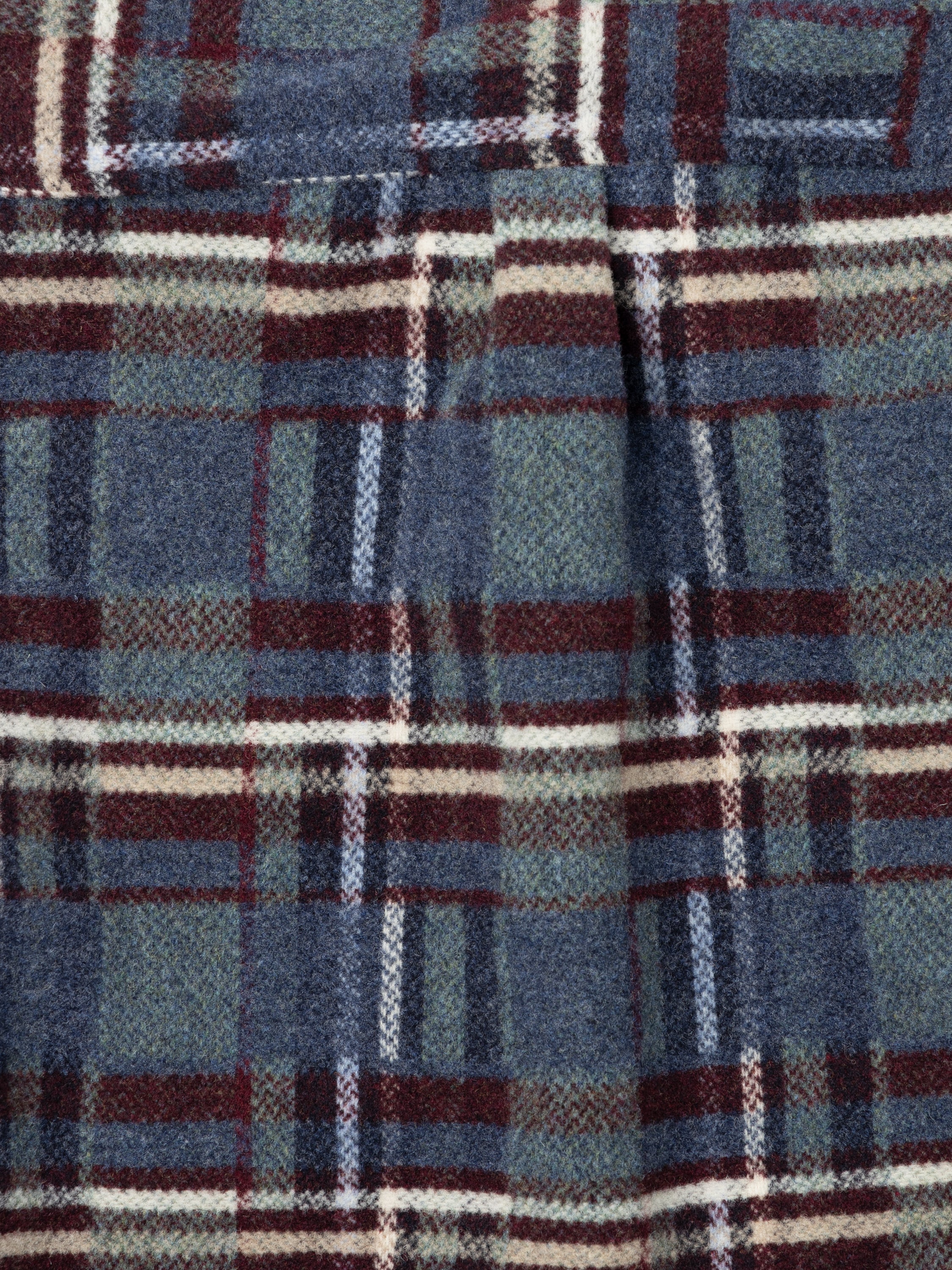Virgo Blue Stripe Wool Overshirt - Image 4
