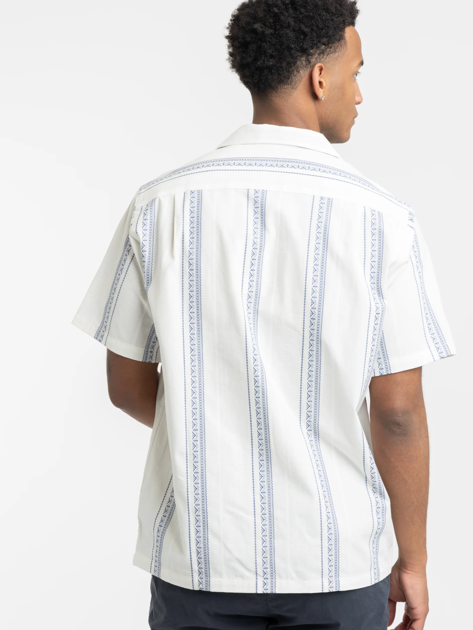Alqueva Shirt in White/Blue - Image 5