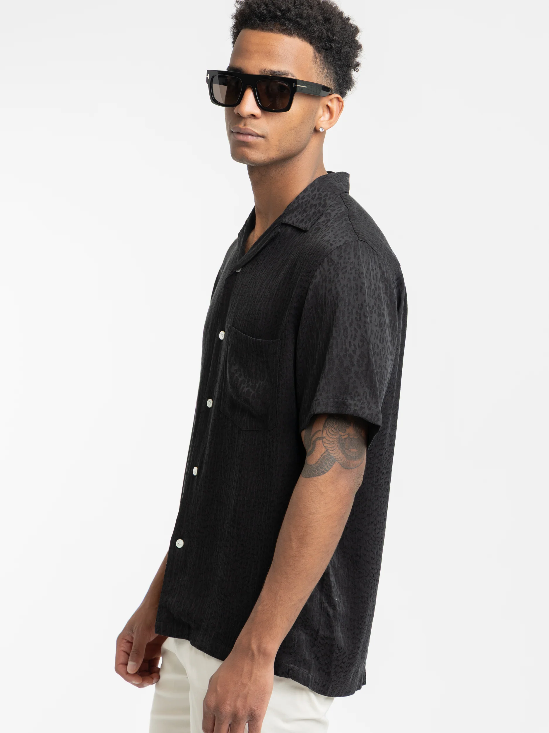 Finger Print Black Shirt - Image 5