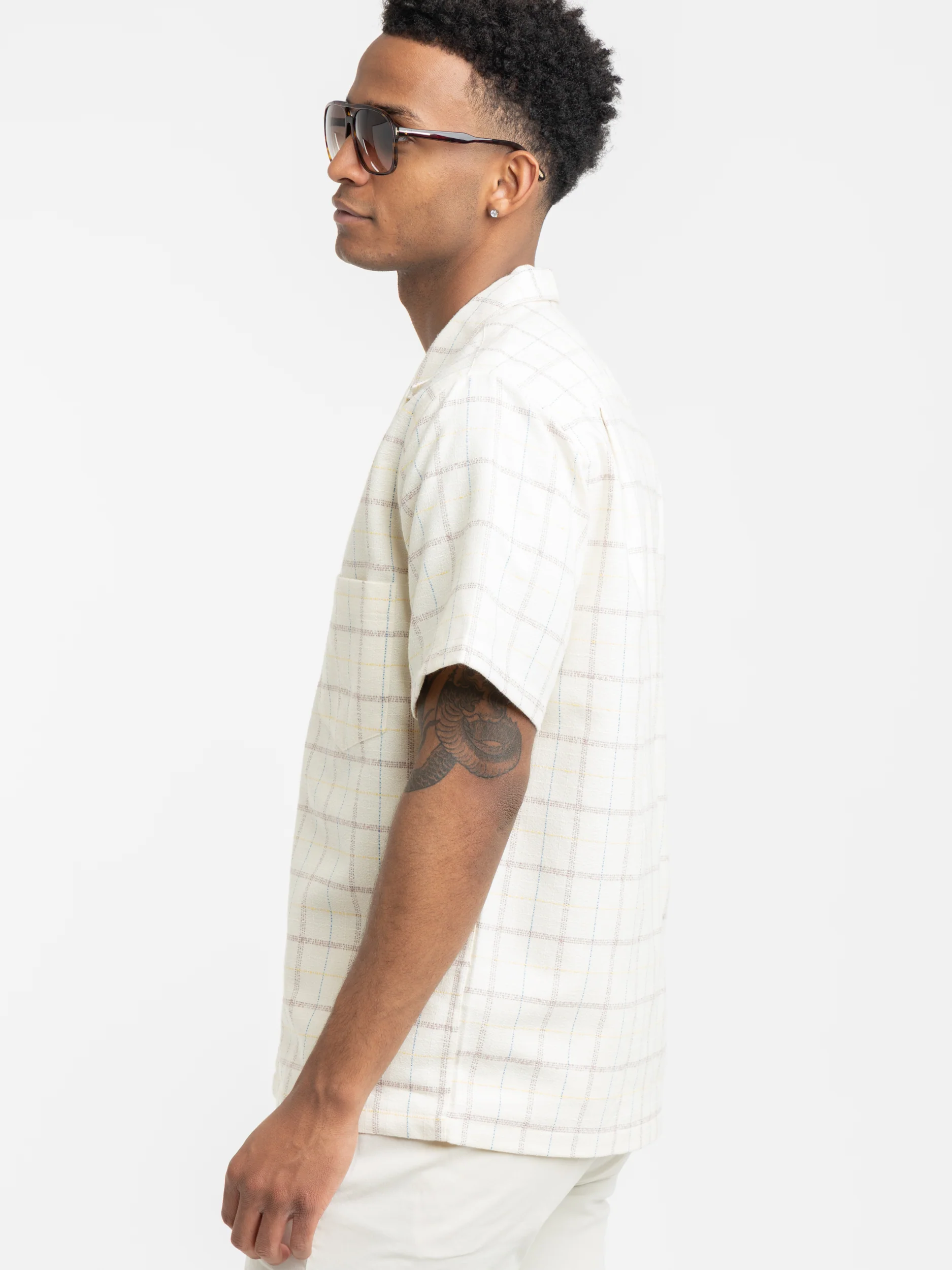 Latu Multi Color Check Shirt - Image 4