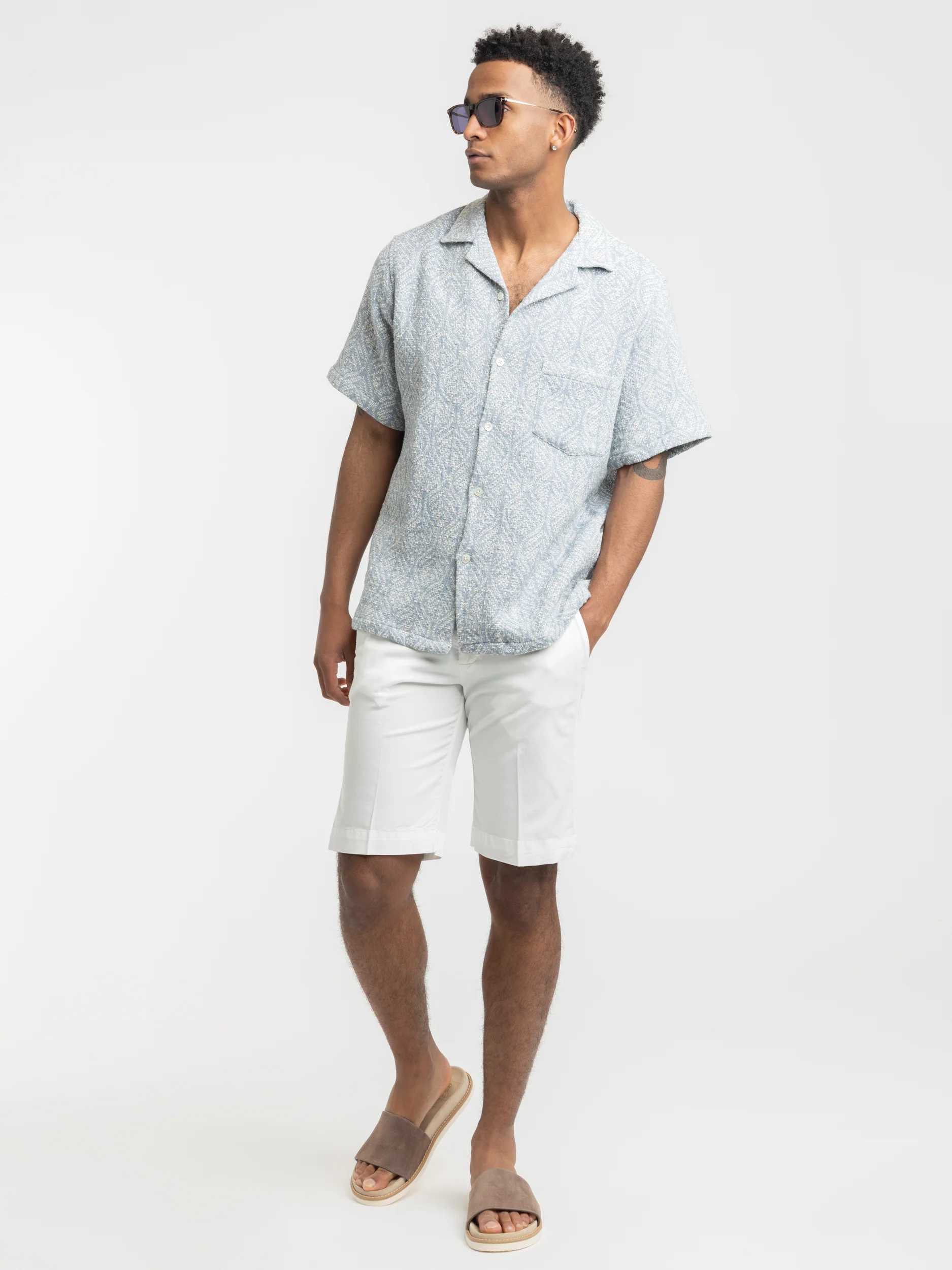 Blue Pascal Short Sleeve Shirt