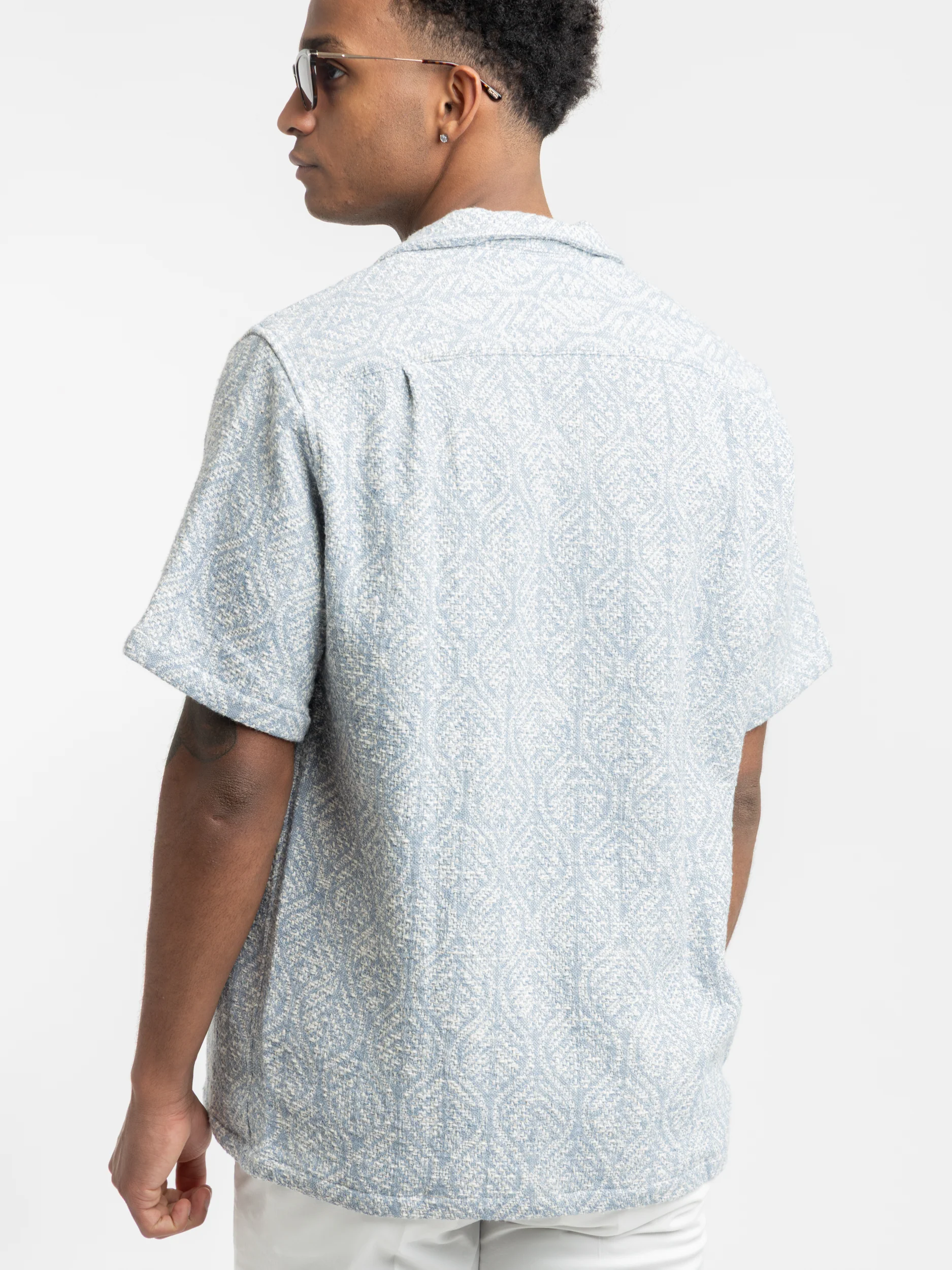 Blue Pascal Short Sleeve Shirt - Image 4
