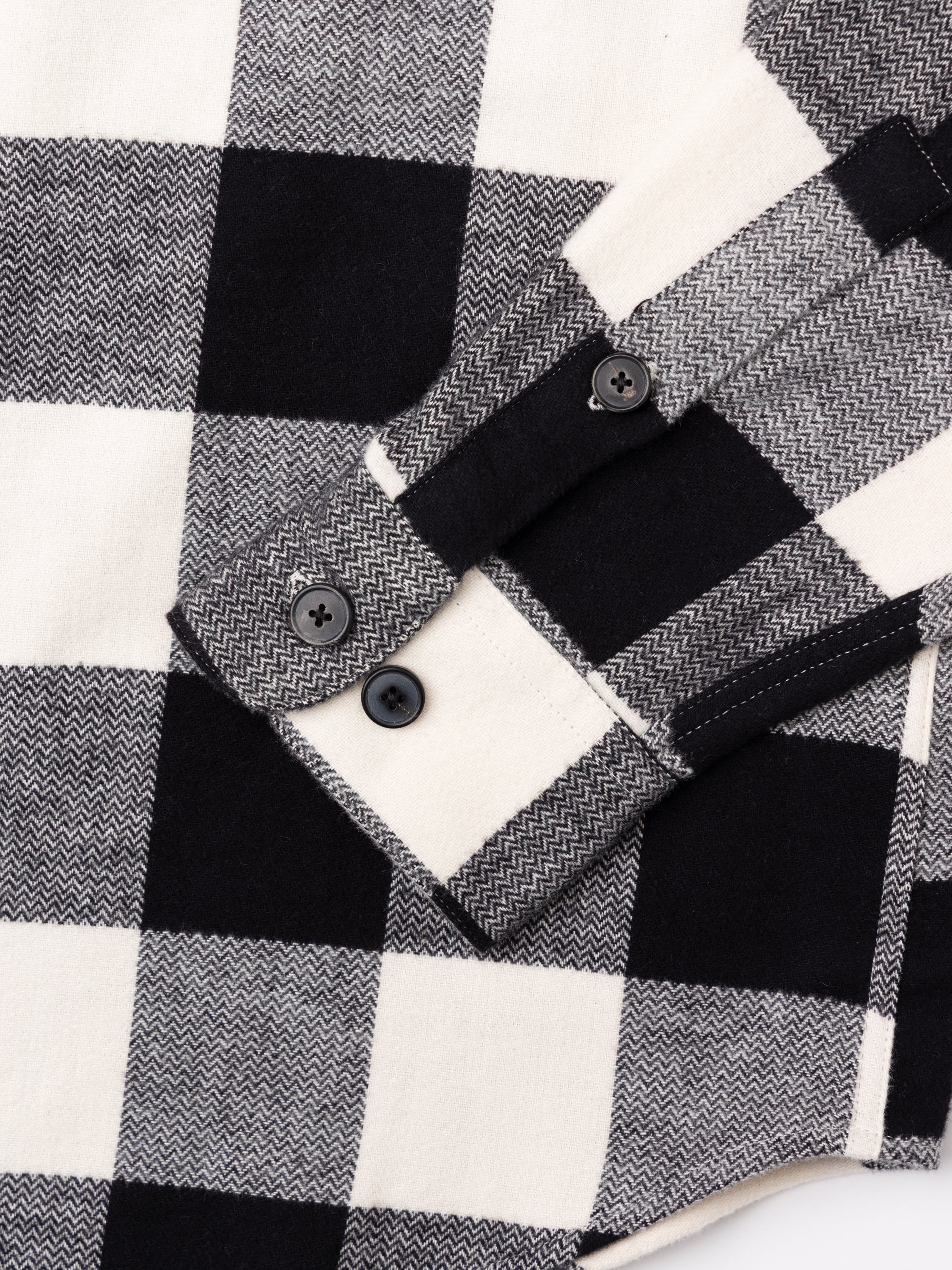 Buffalo Black-White Check Sport Shirt - Image 2