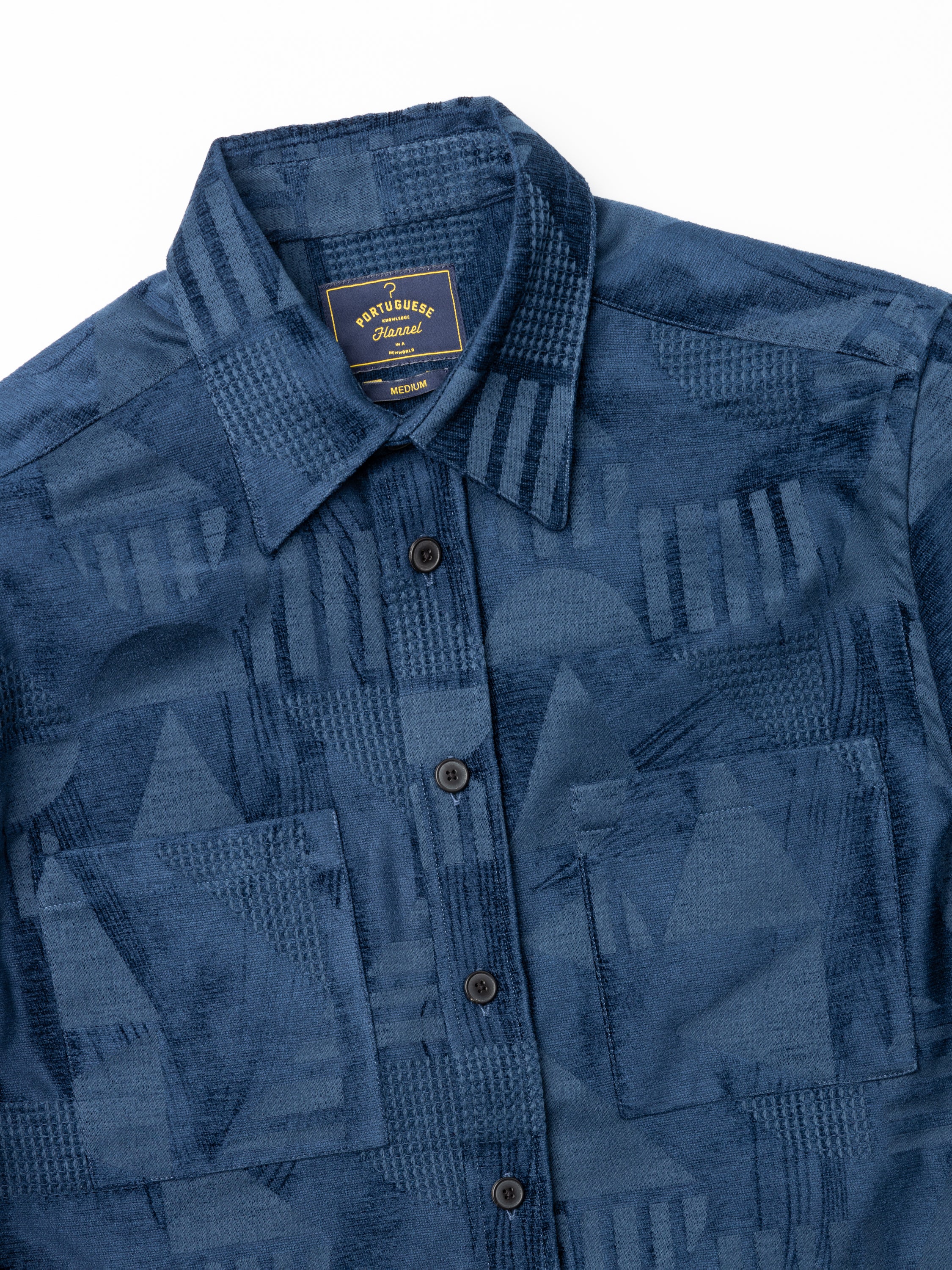Geometric Chenille Sport Shirt - Image 3