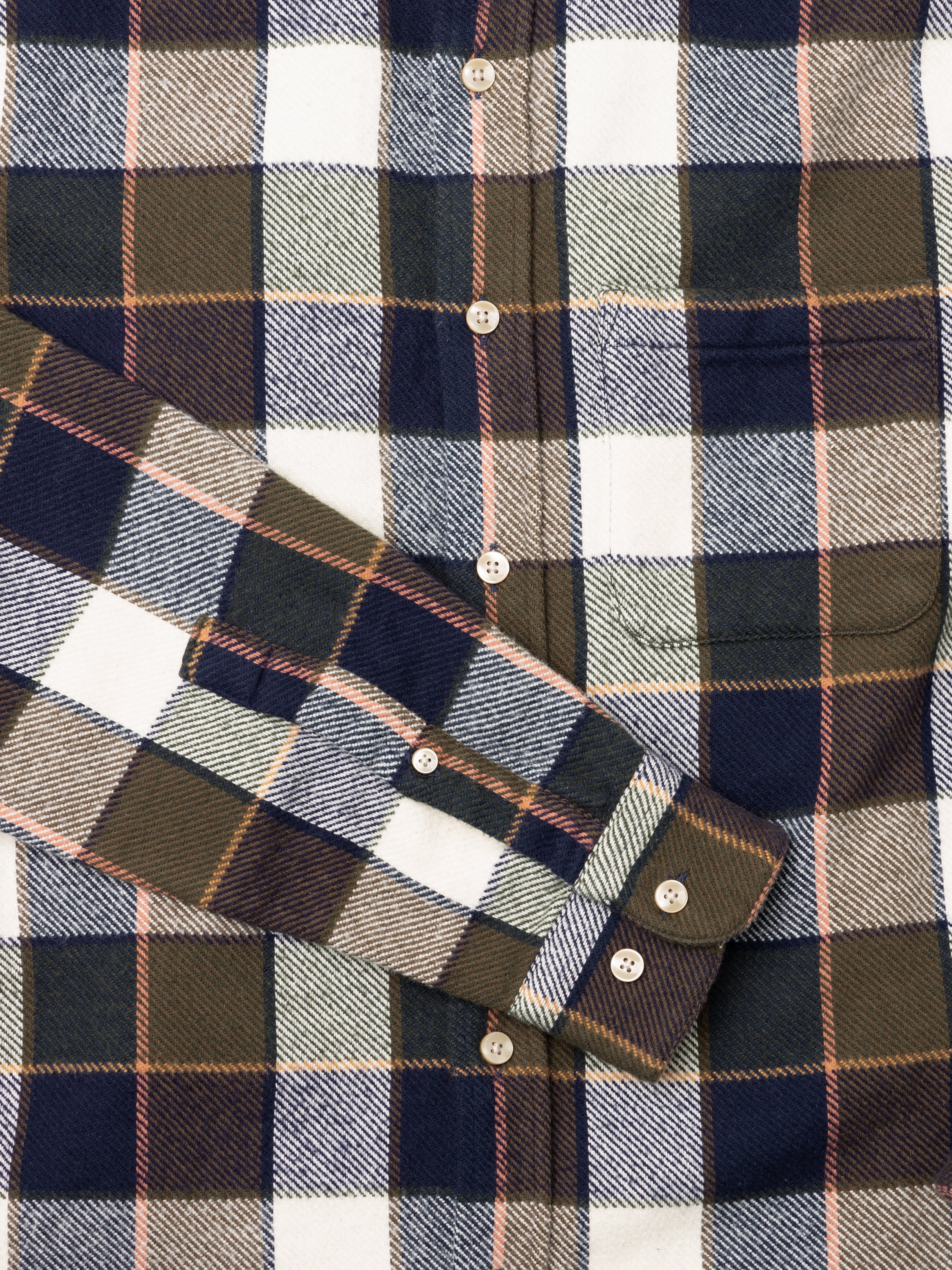 Pine Multicolor Flannel Sport Shirt - Image 2