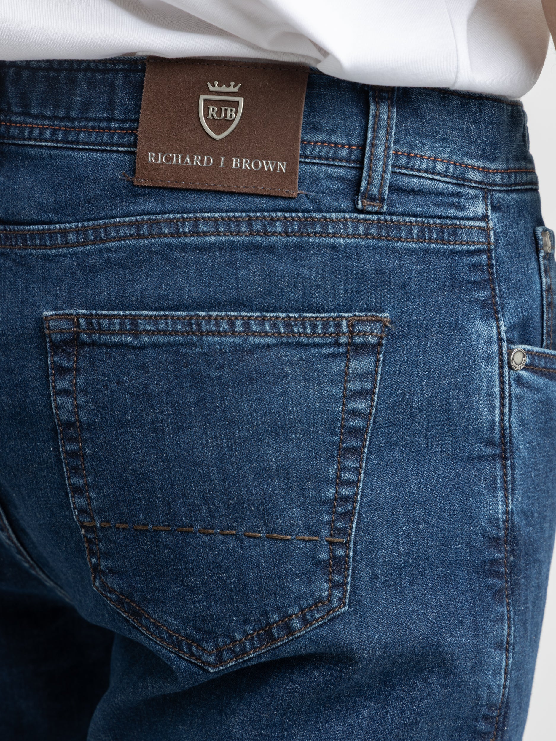 Island Paradise Medium Blue Wash Jean - Image 7