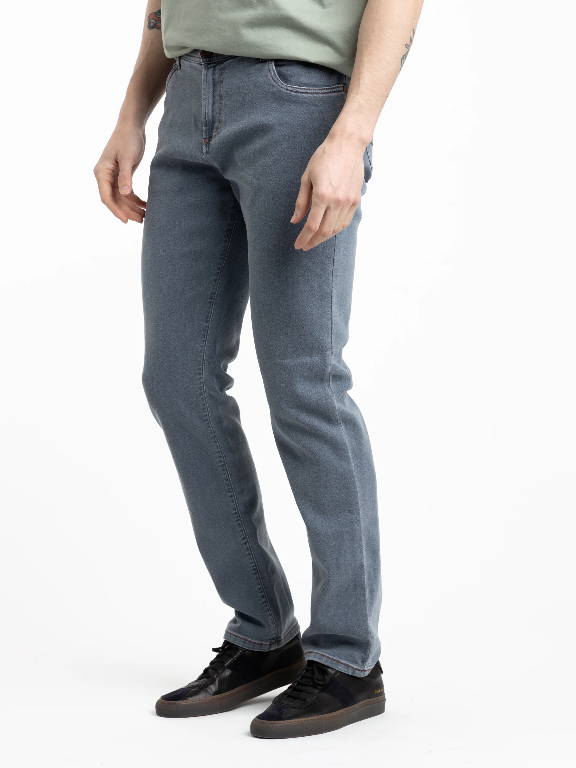 Grey-Blue Milano Slim Jean - Image 4