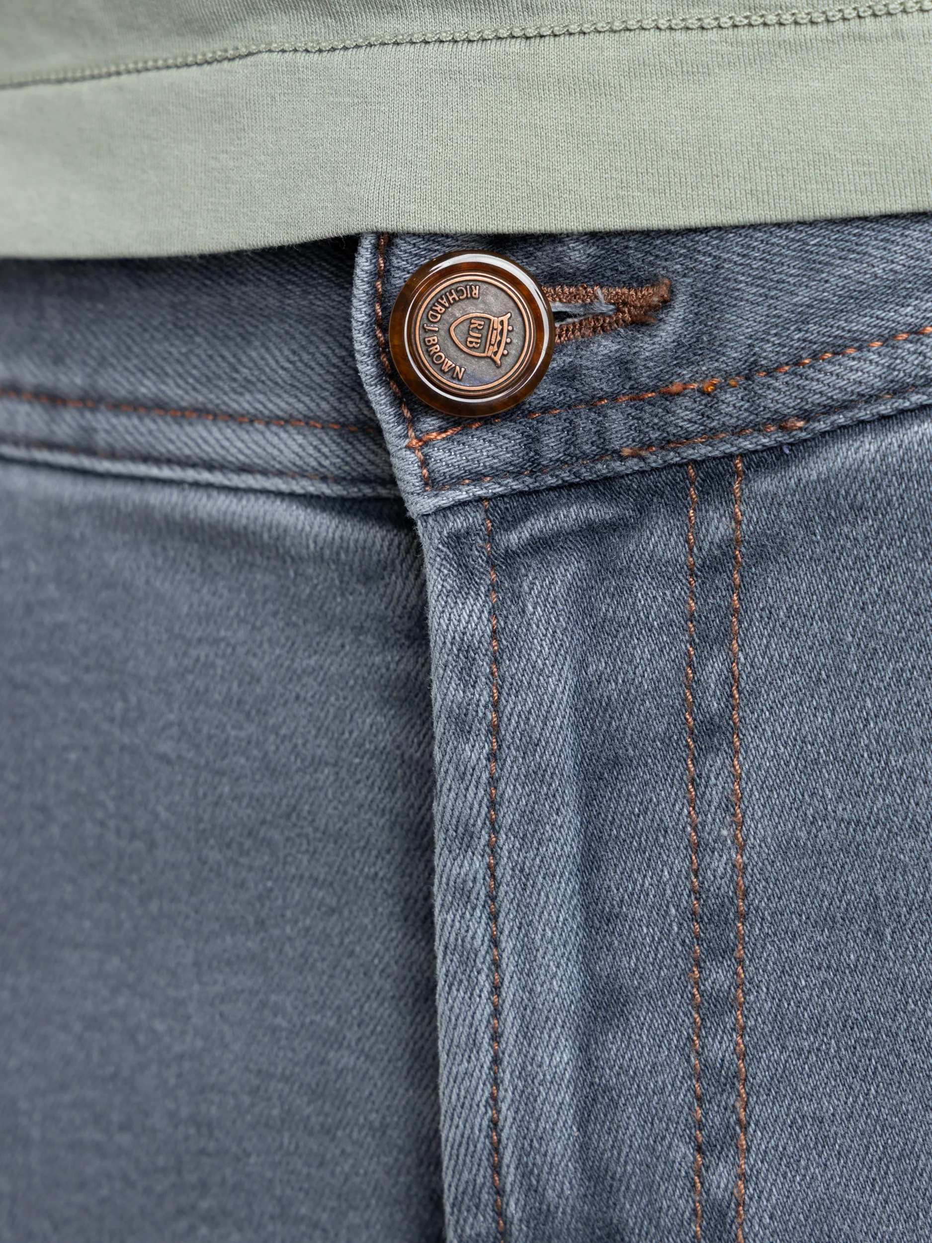 Grey-Blue Milano Slim Jean - Image 5