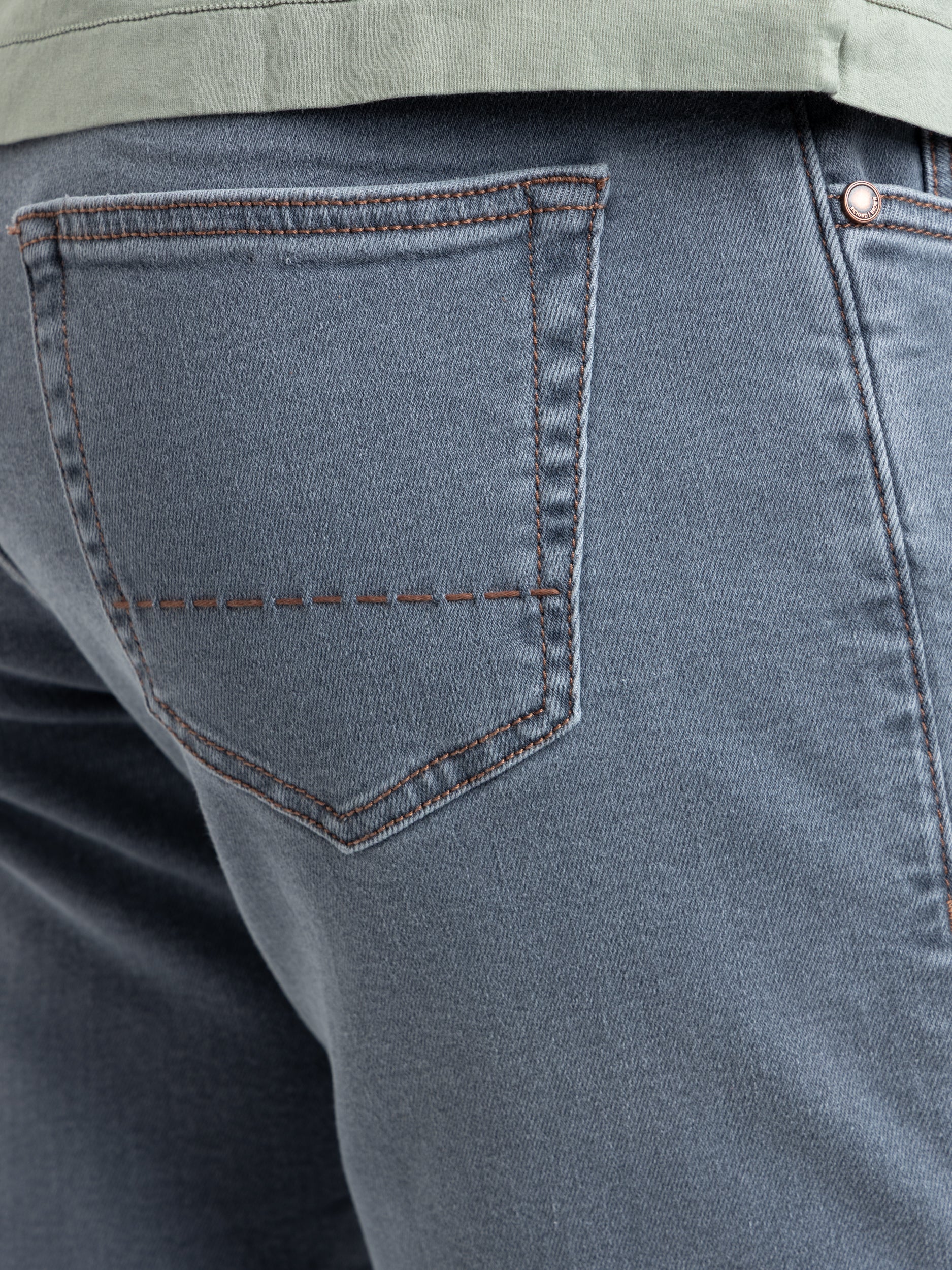 Grey-Blue Milano Slim Jean - Image 7