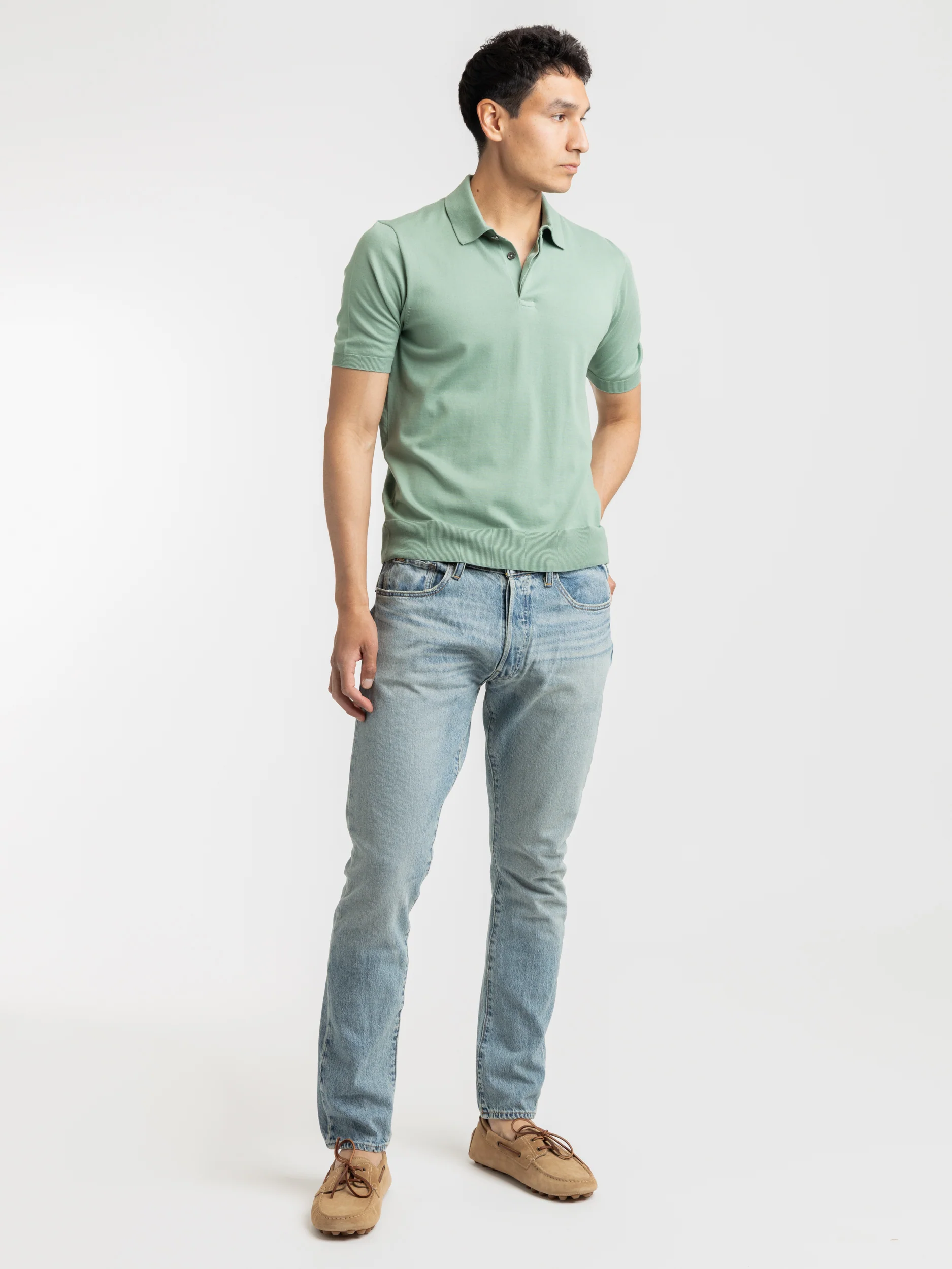 Light Green Polo Shirt - Image 2