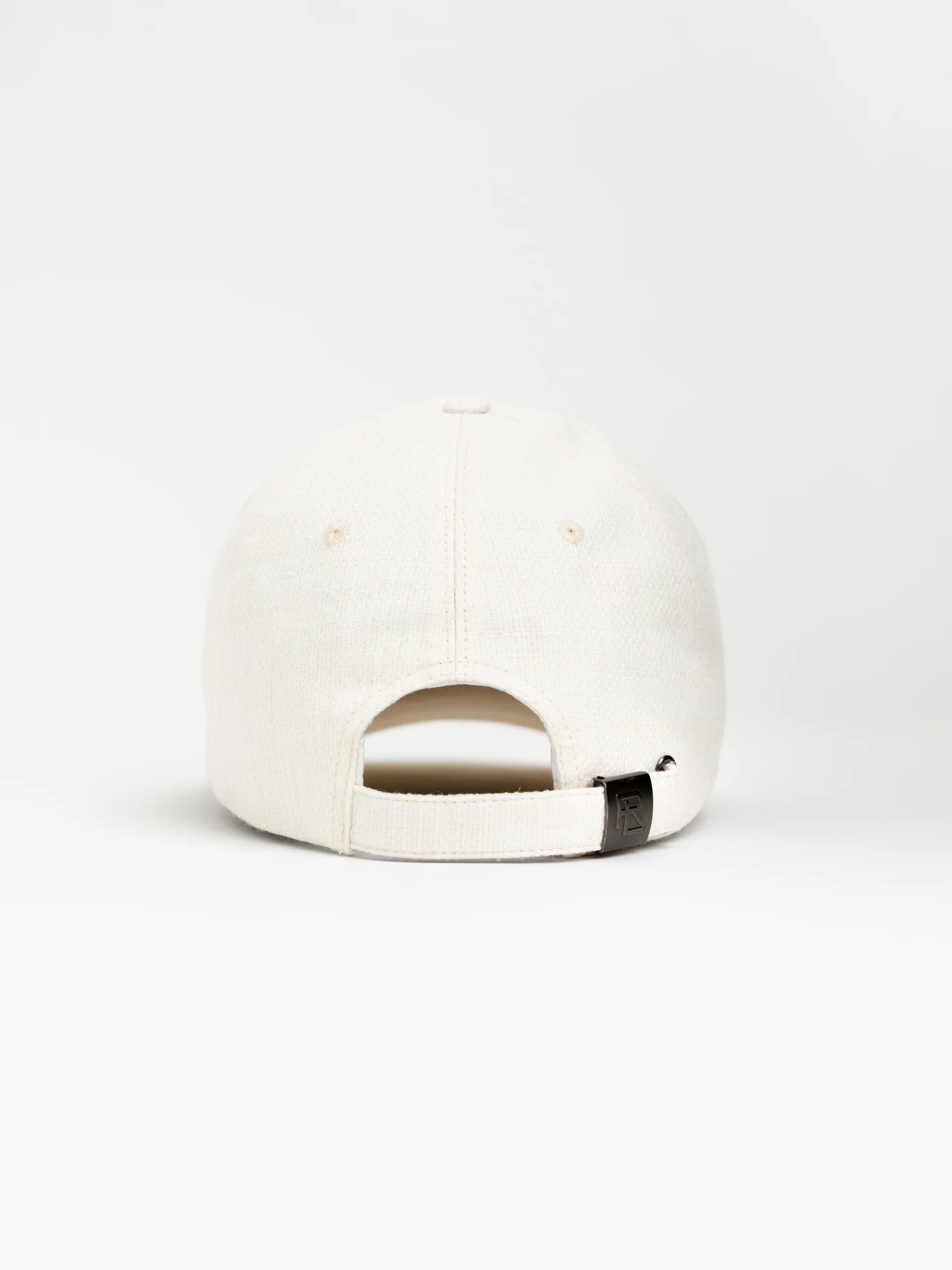 Cream Plain Weave Cap - Image 4