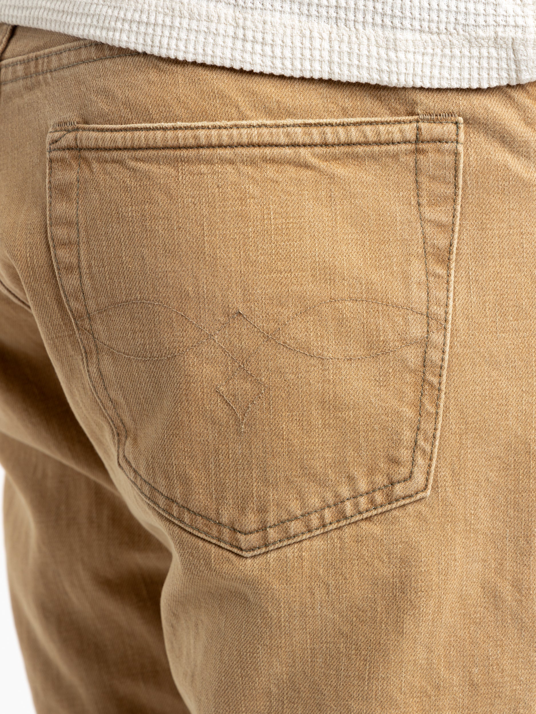 High Slim Brown Jean - Image 6